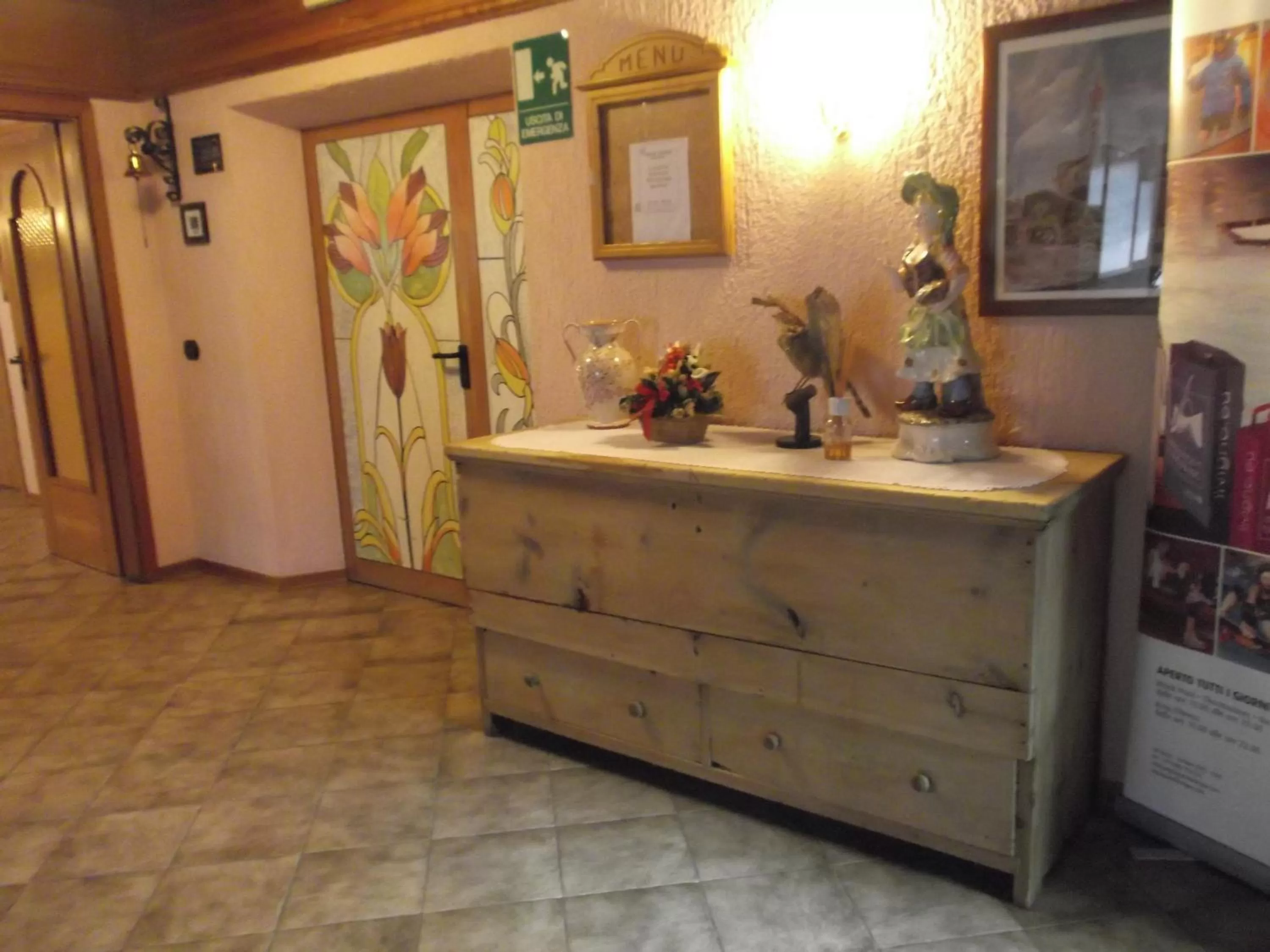 Decorative detail in Hotel Adele