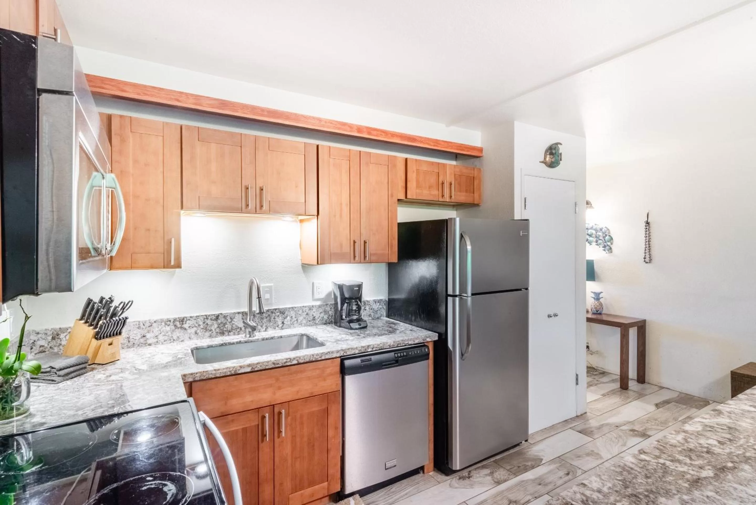 Kitchen/Kitchenette in BeachFront Kihei Kai Nani - Maui Vista Deluxe Condos