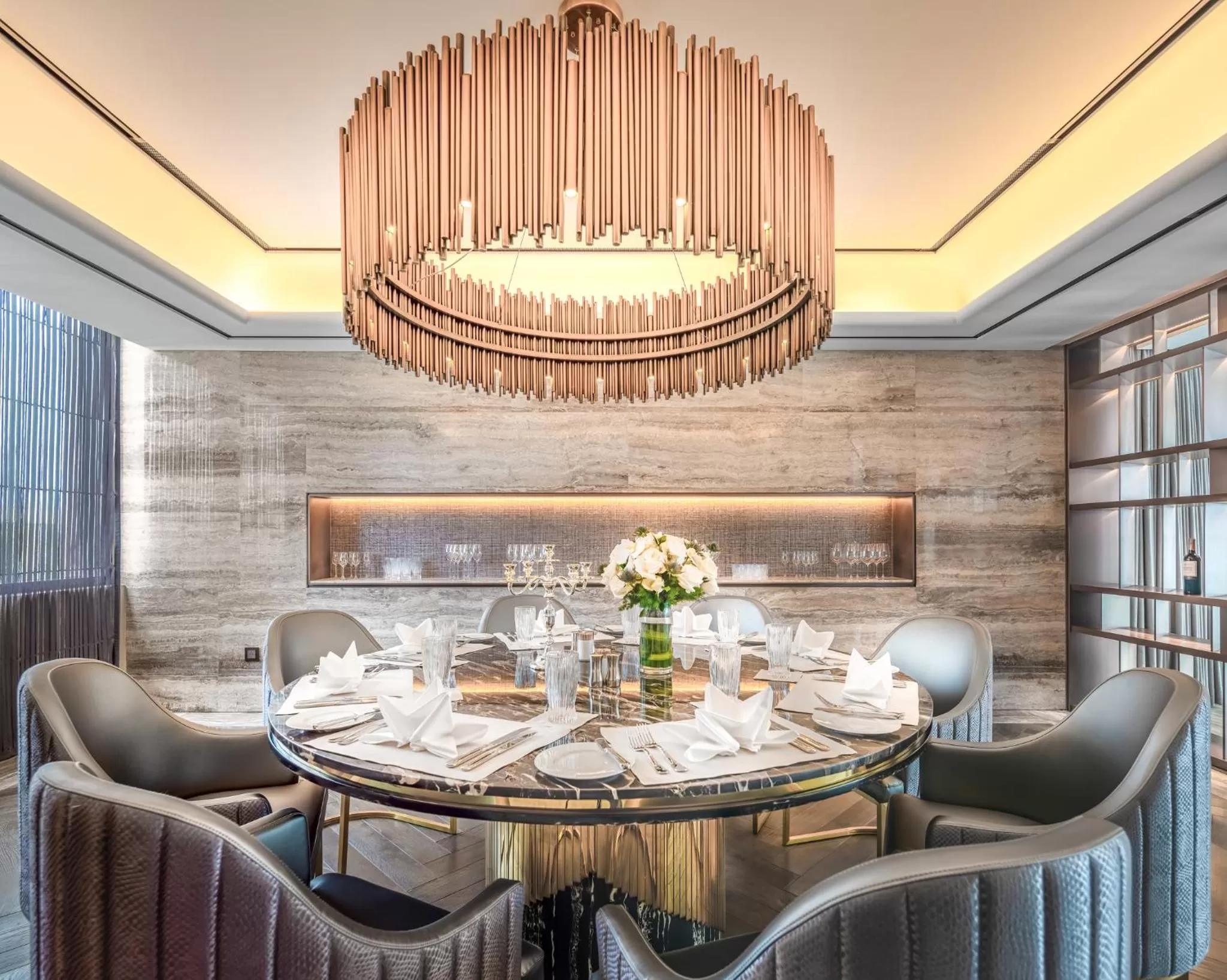 Dining area in Shilla Monogram Danang