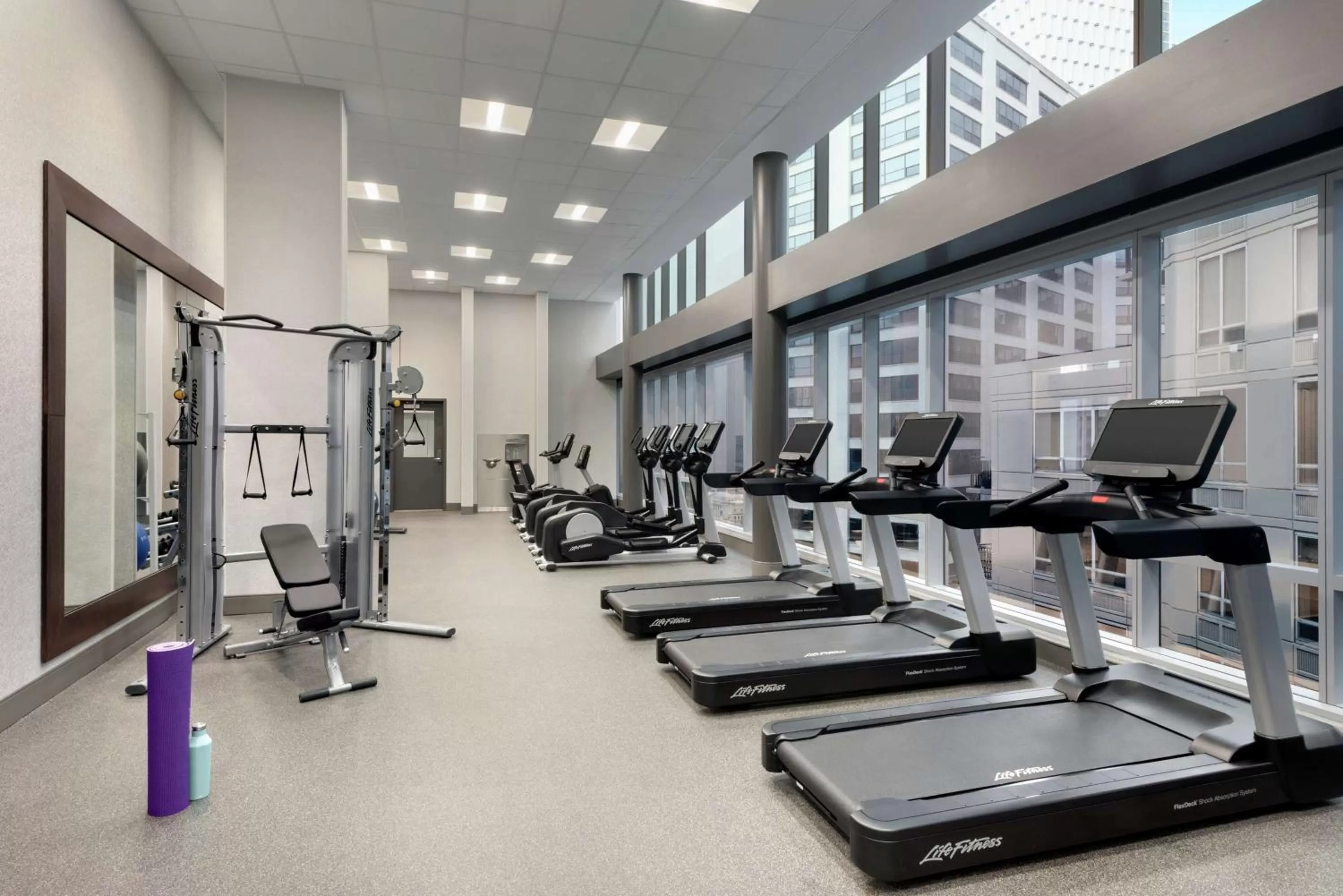 Fitness centre/facilities in Homewood Suites By Hilton Chicago Downtown South Loop