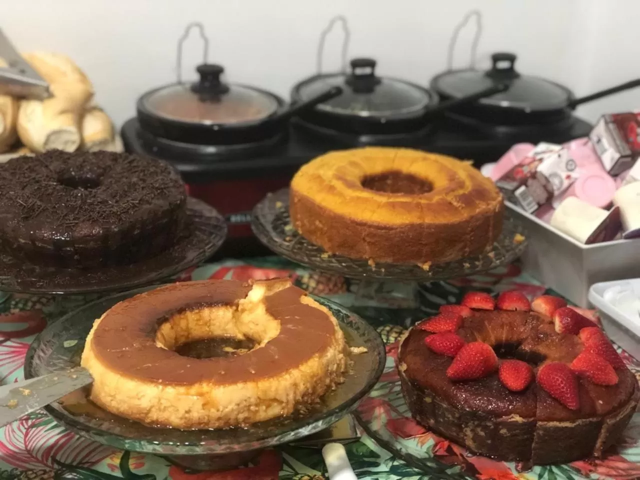 Food in Flamingo Beach Pousada