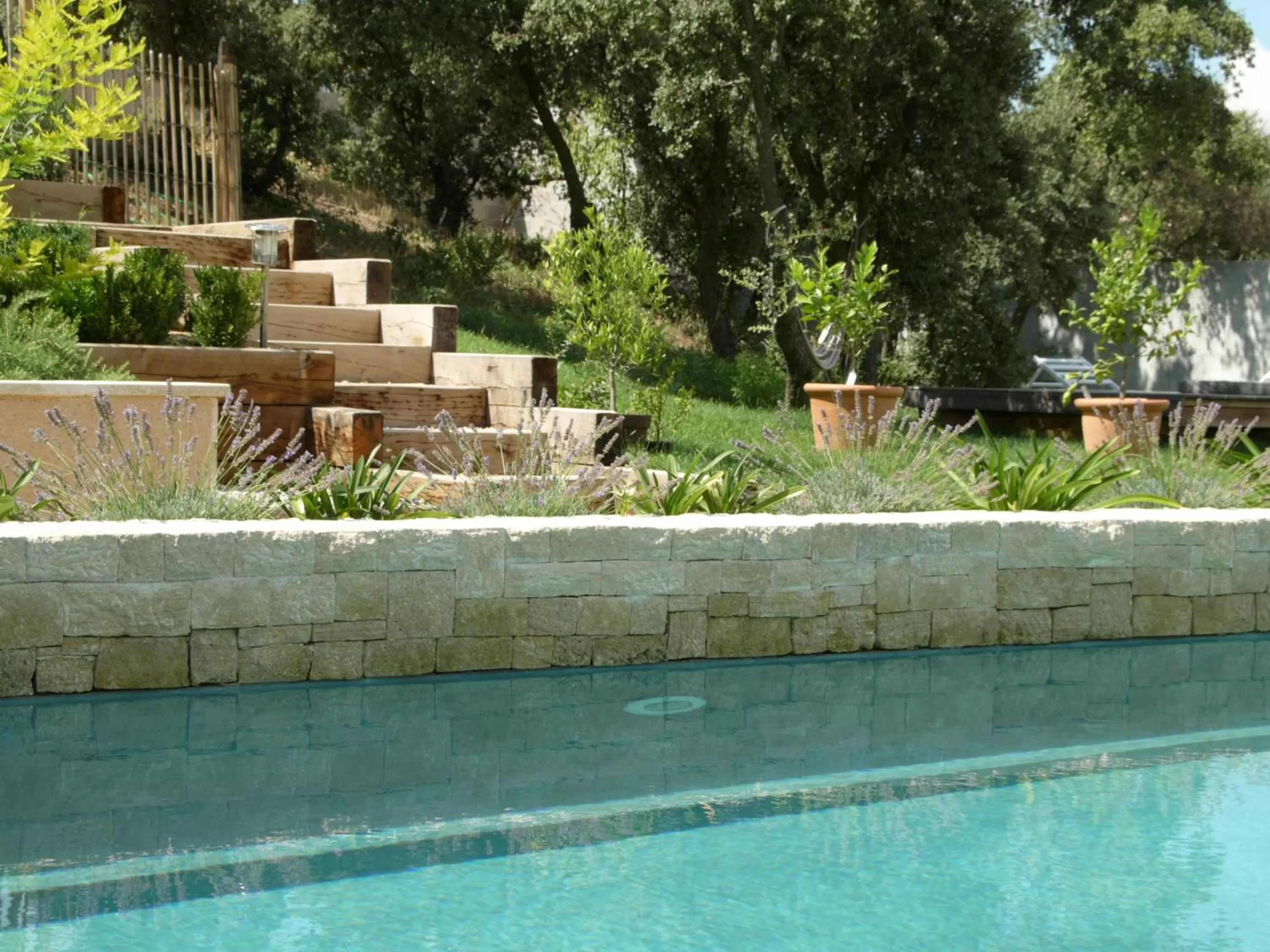 Decorative detail, Swimming Pool in La bergerie de Nano