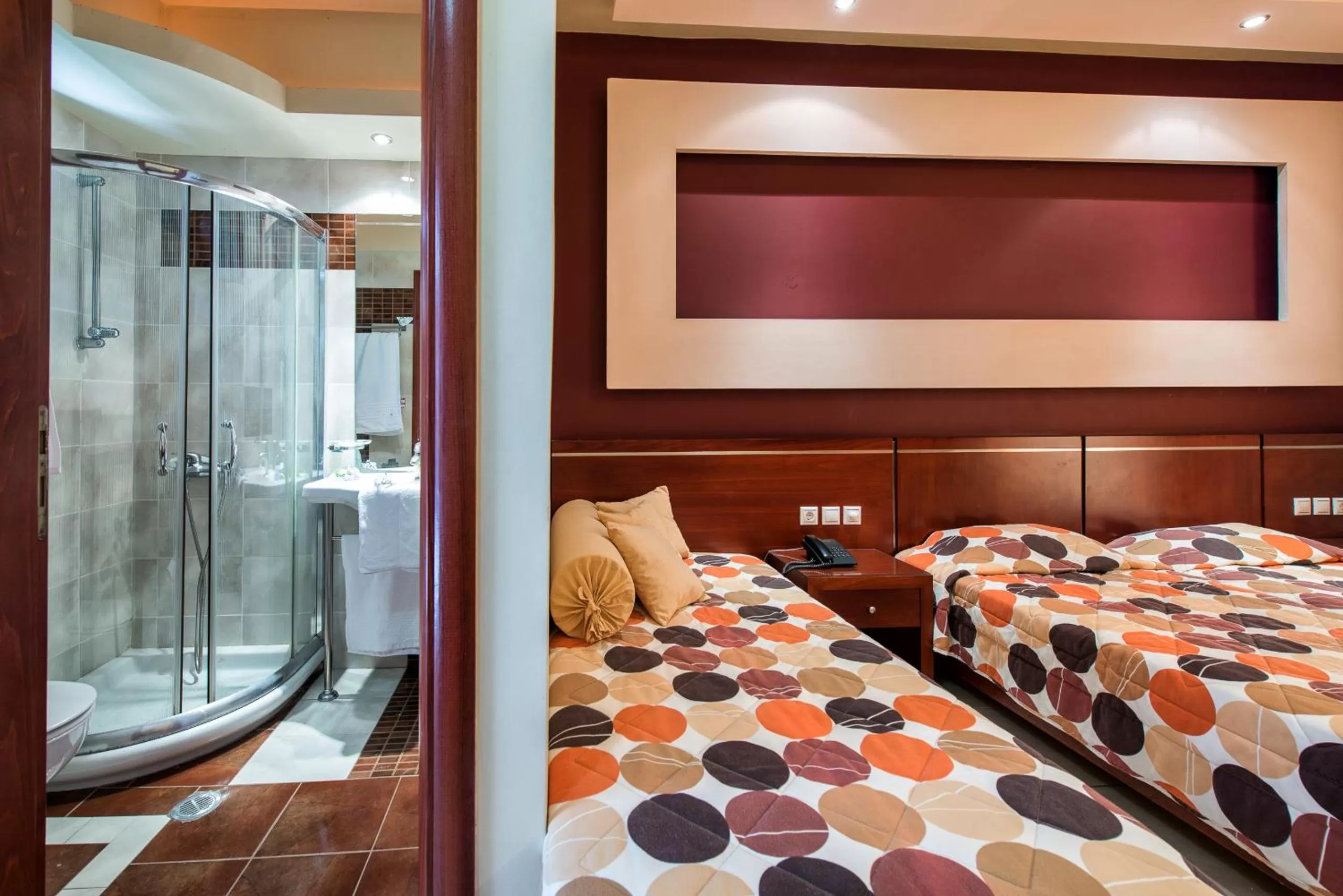 Bed in Canadian Hotel