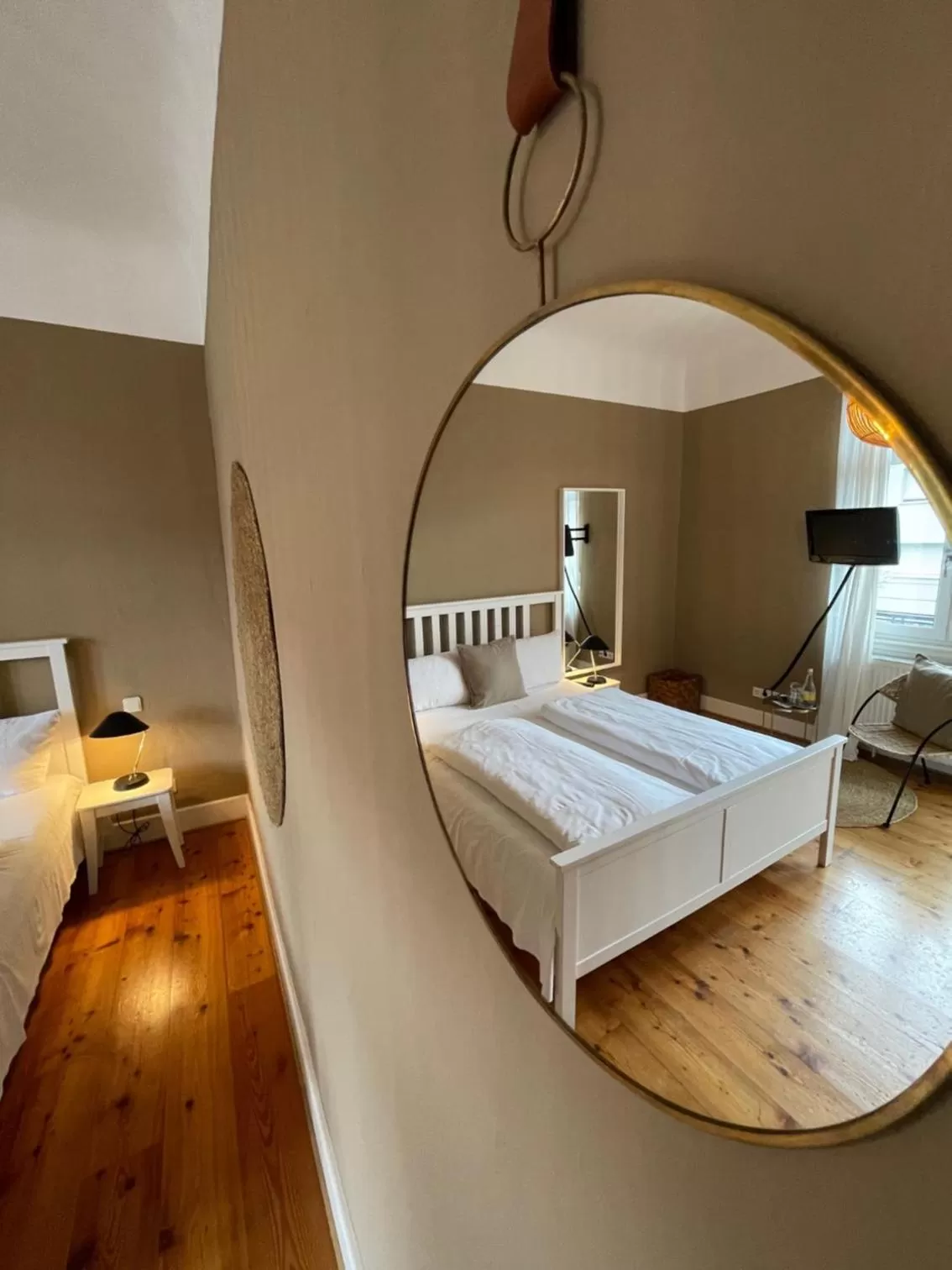 Bed in AUERSTEIN-Hotels auerstein & auerstein-mono