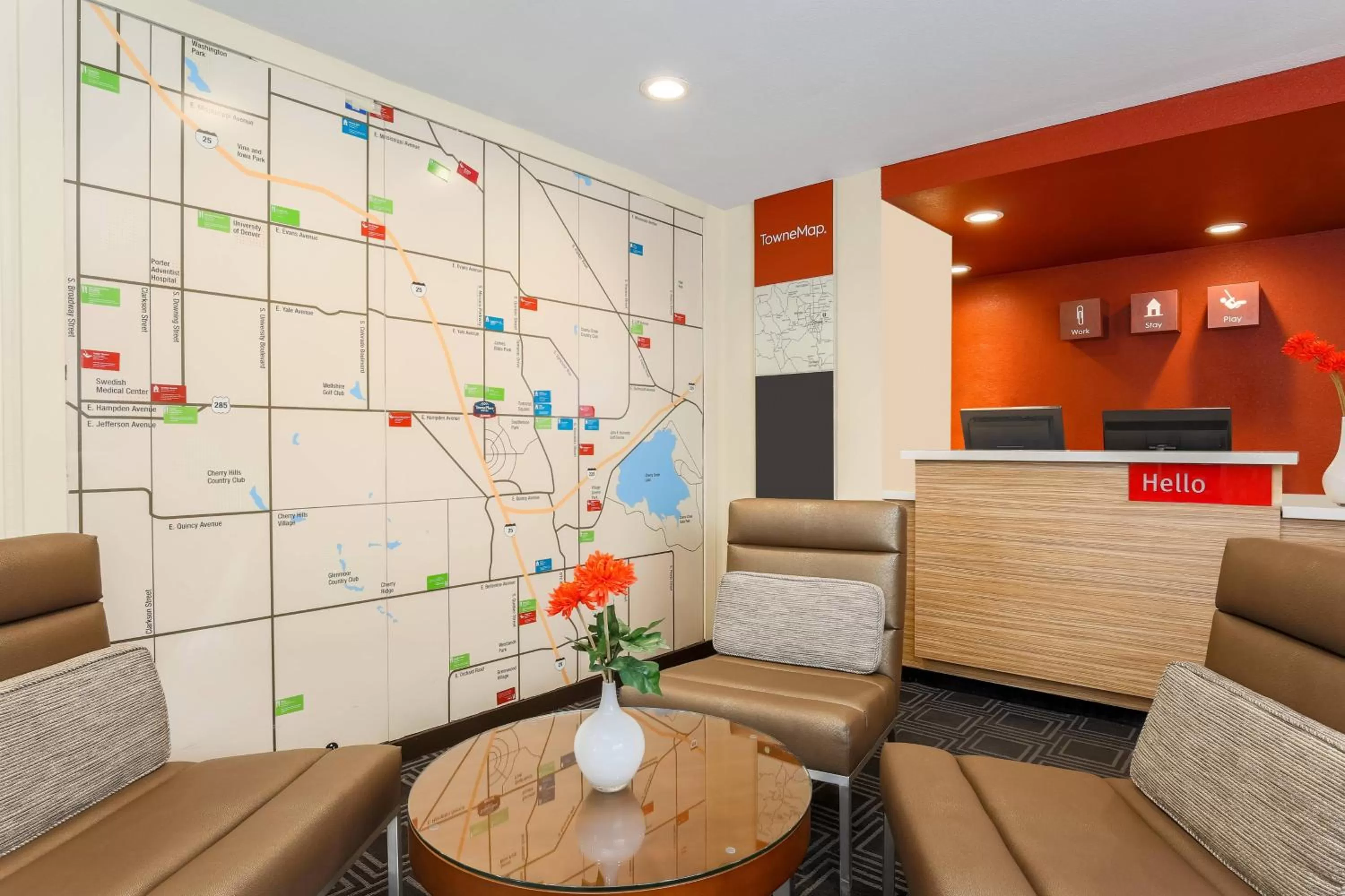 Lobby or reception, Lobby/Reception in TownePlace Suites Denver Southeast
