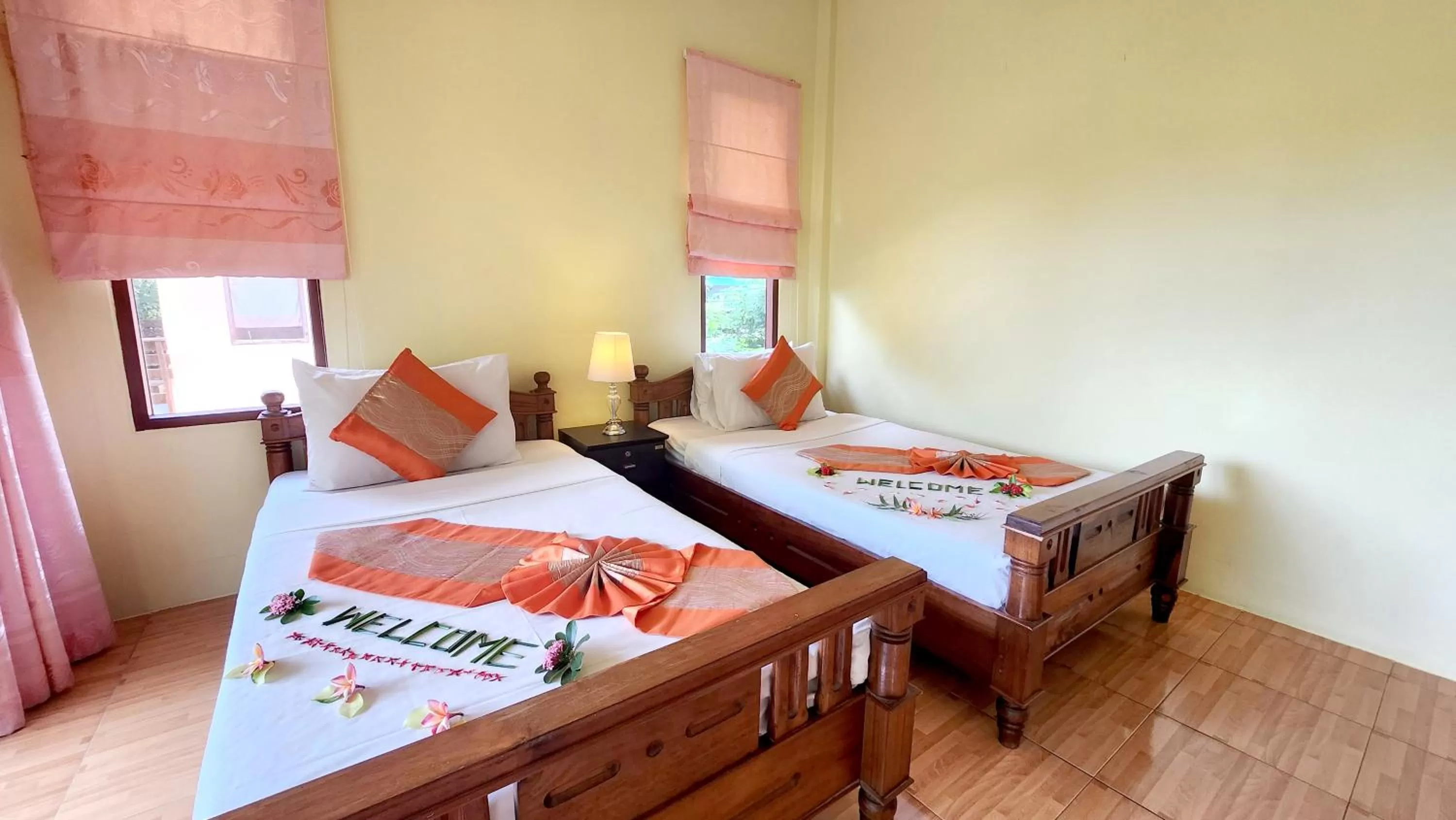 Bed in Sawaddee Aonang Resort