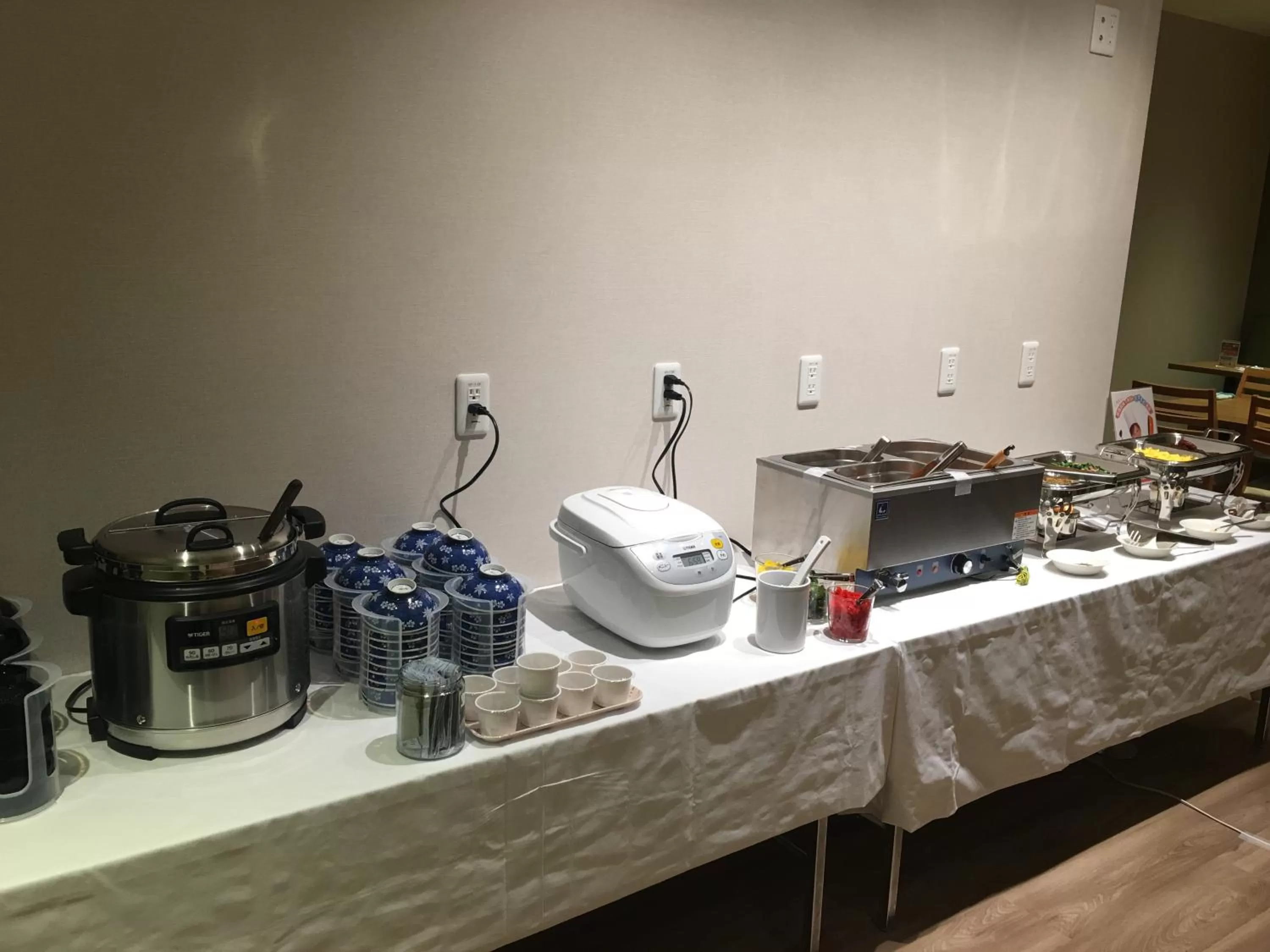 Buffet breakfast in Hotel Crown Hills Onahama