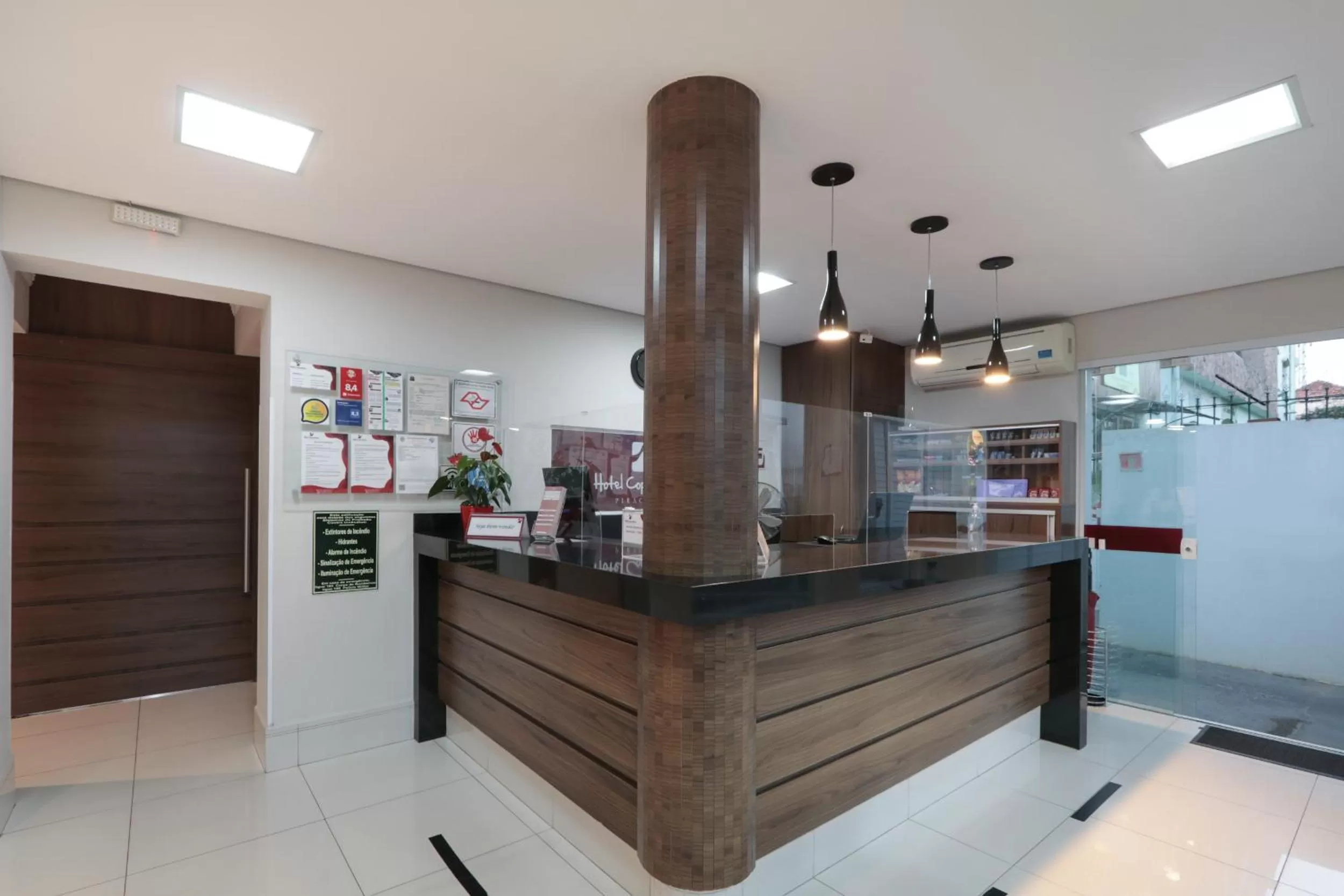 Lobby or reception in Hotel Copacabana Piracicaba