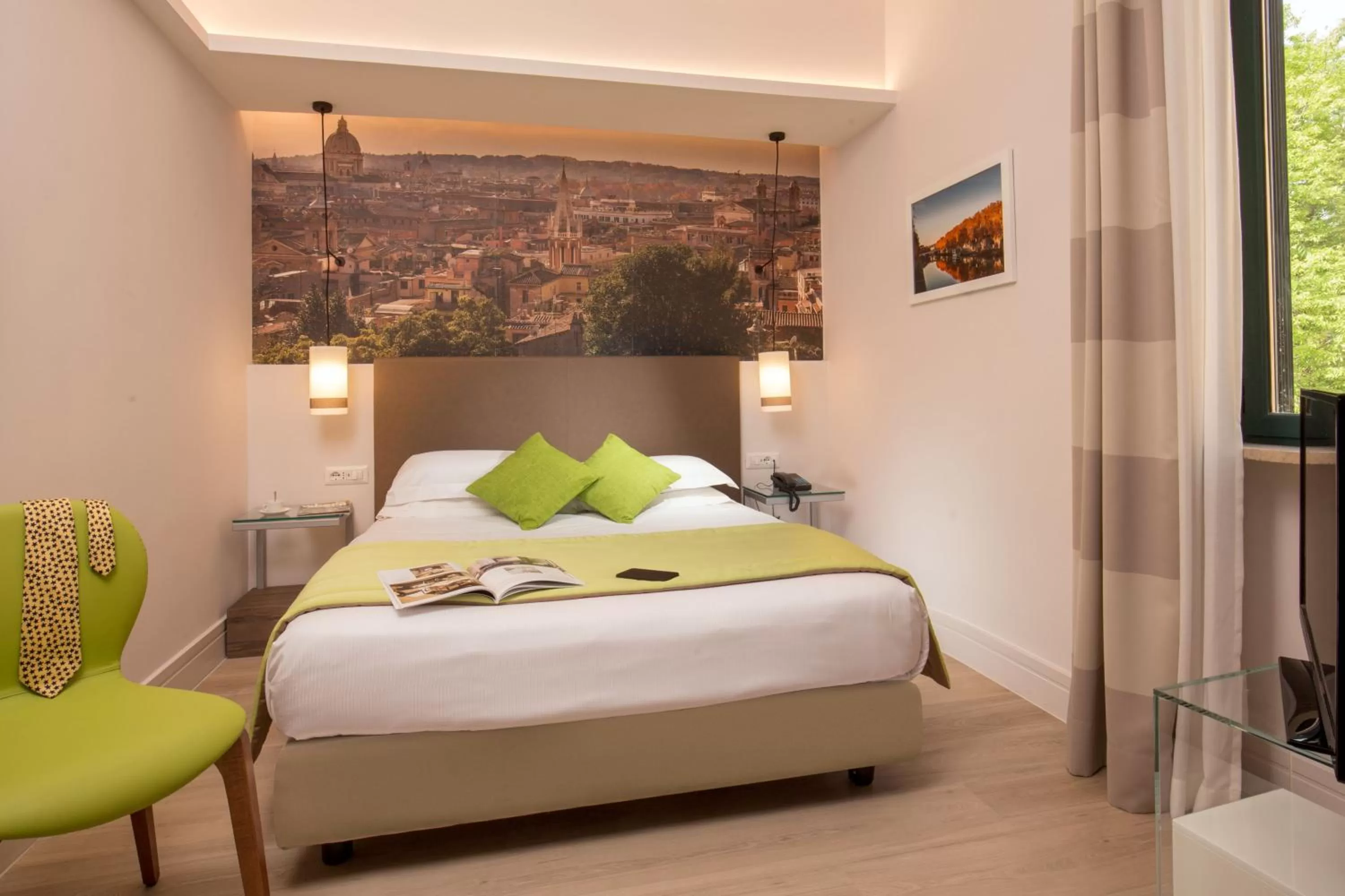 Bed in Hotel Villa Grazioli