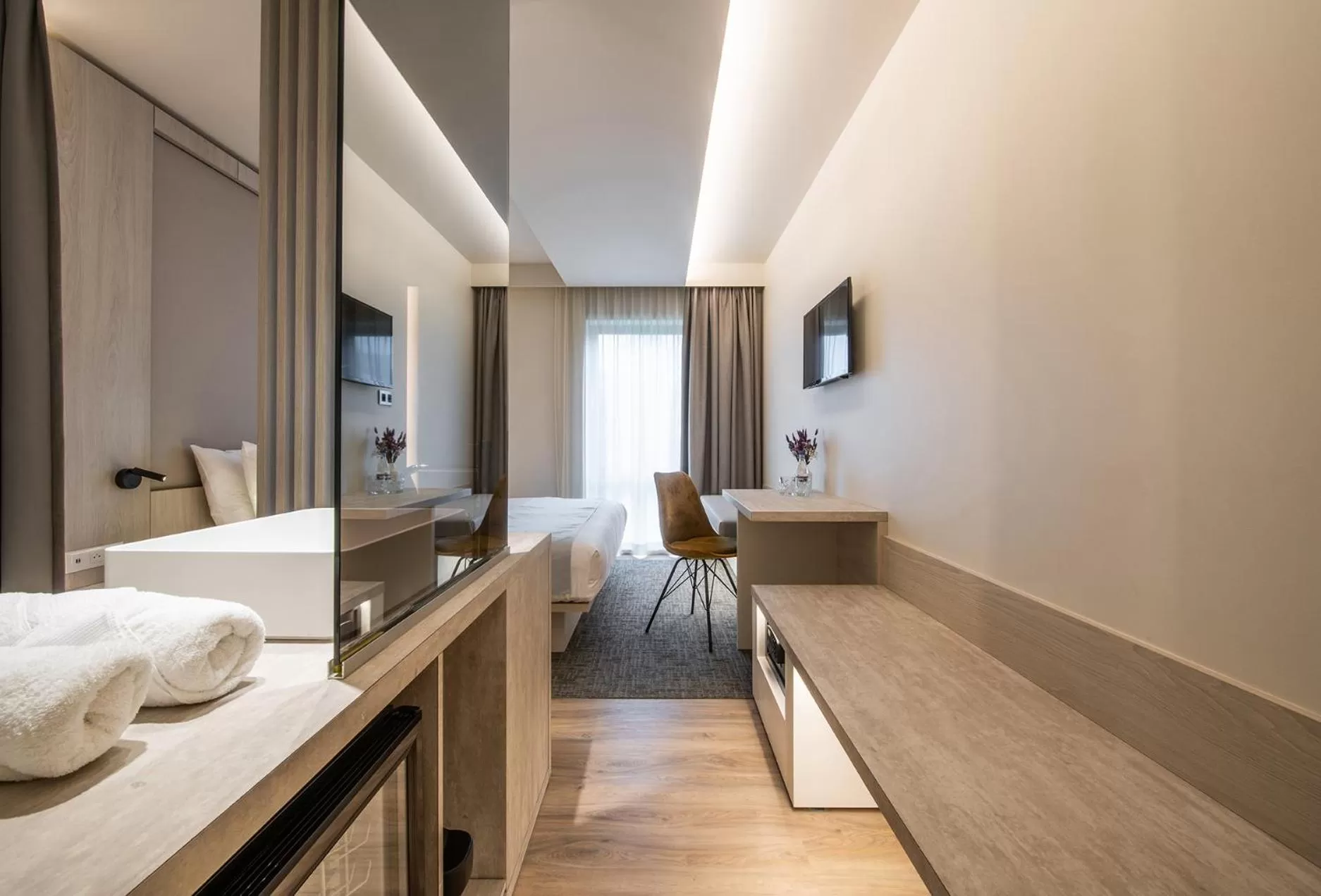 Photo of the whole room, Bed in Begijnhof Hotel