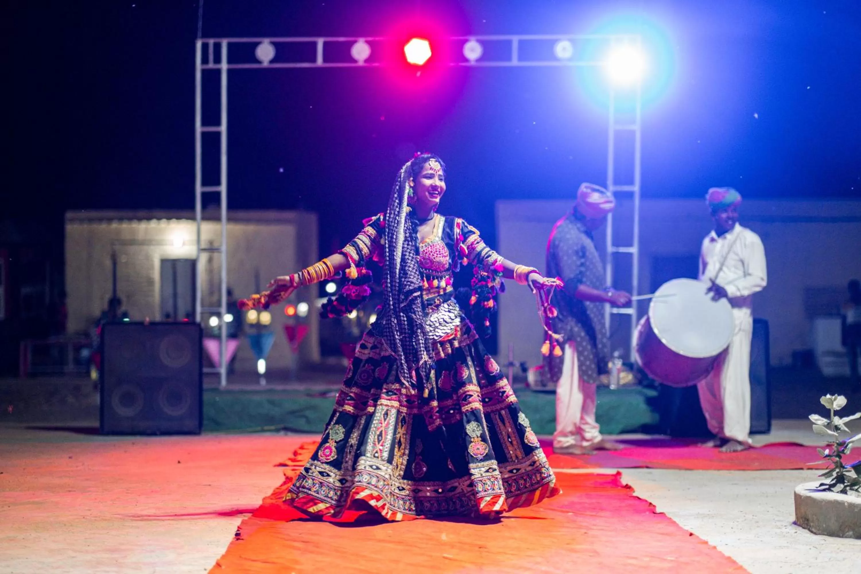 People in Bhati Desert Camp Sam