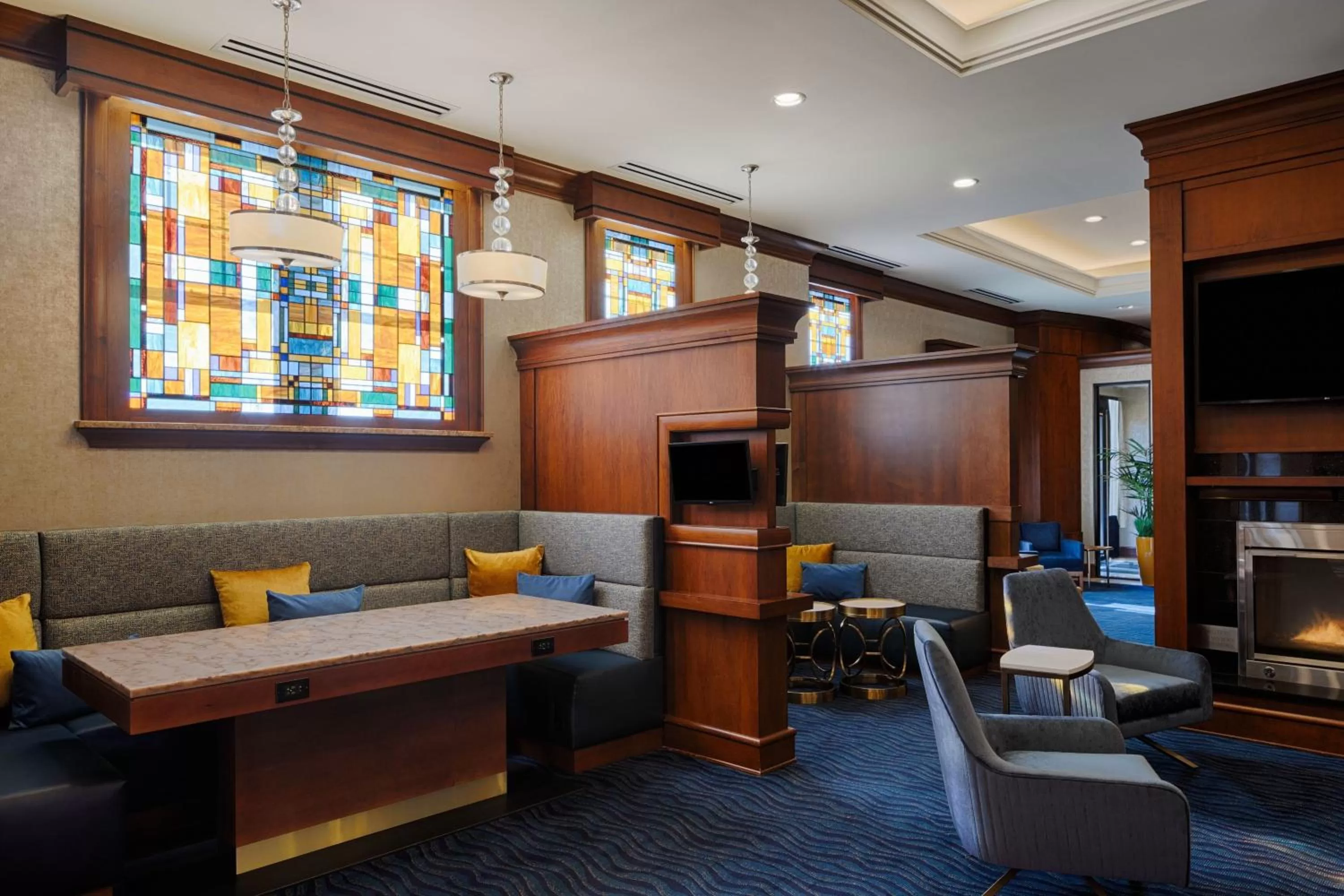 Lobby or reception in Residence Inn by Marriott Cincinnati Downtown/The Phelps
