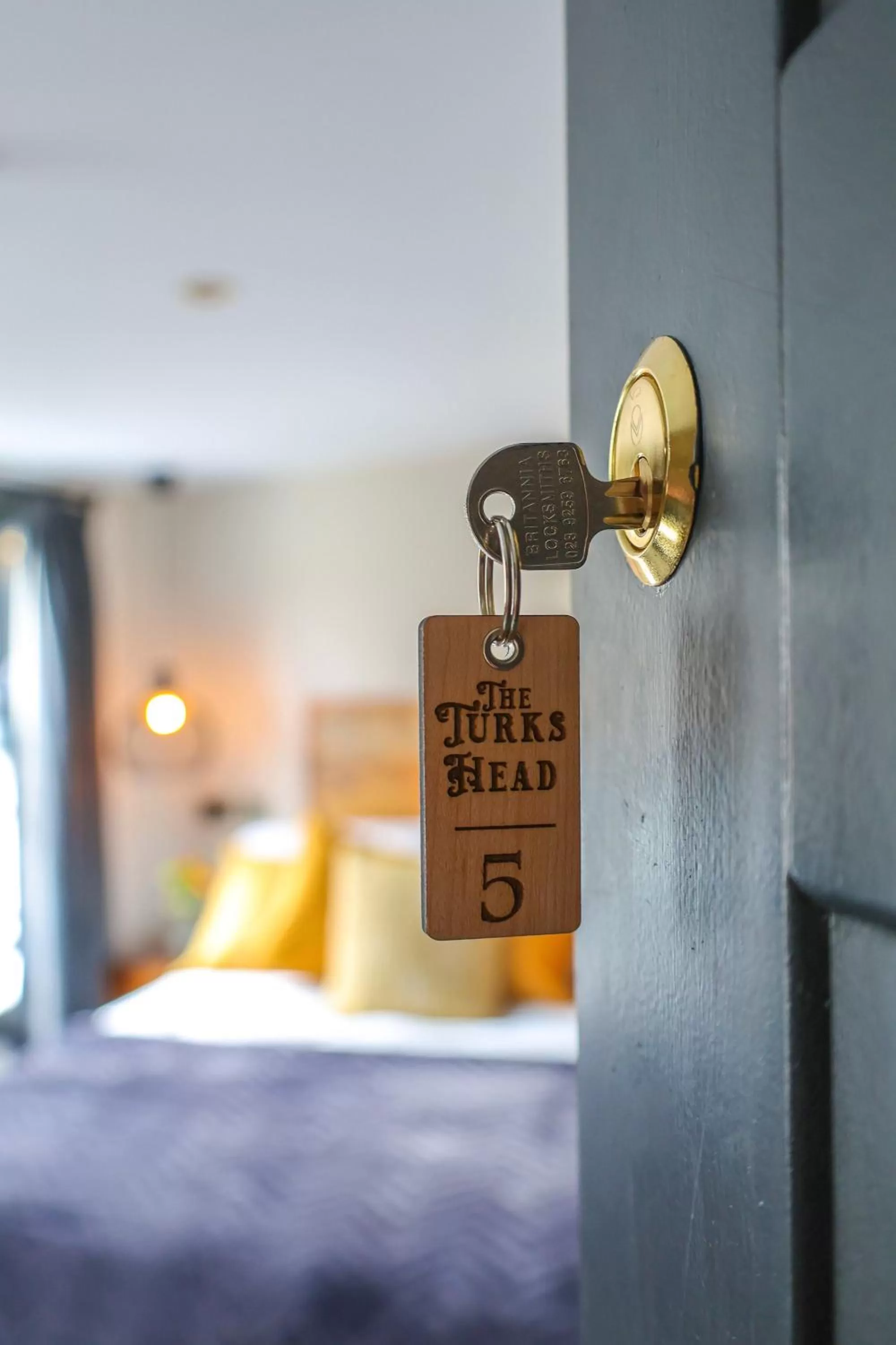 Decorative detail, Bed in The Turks Head