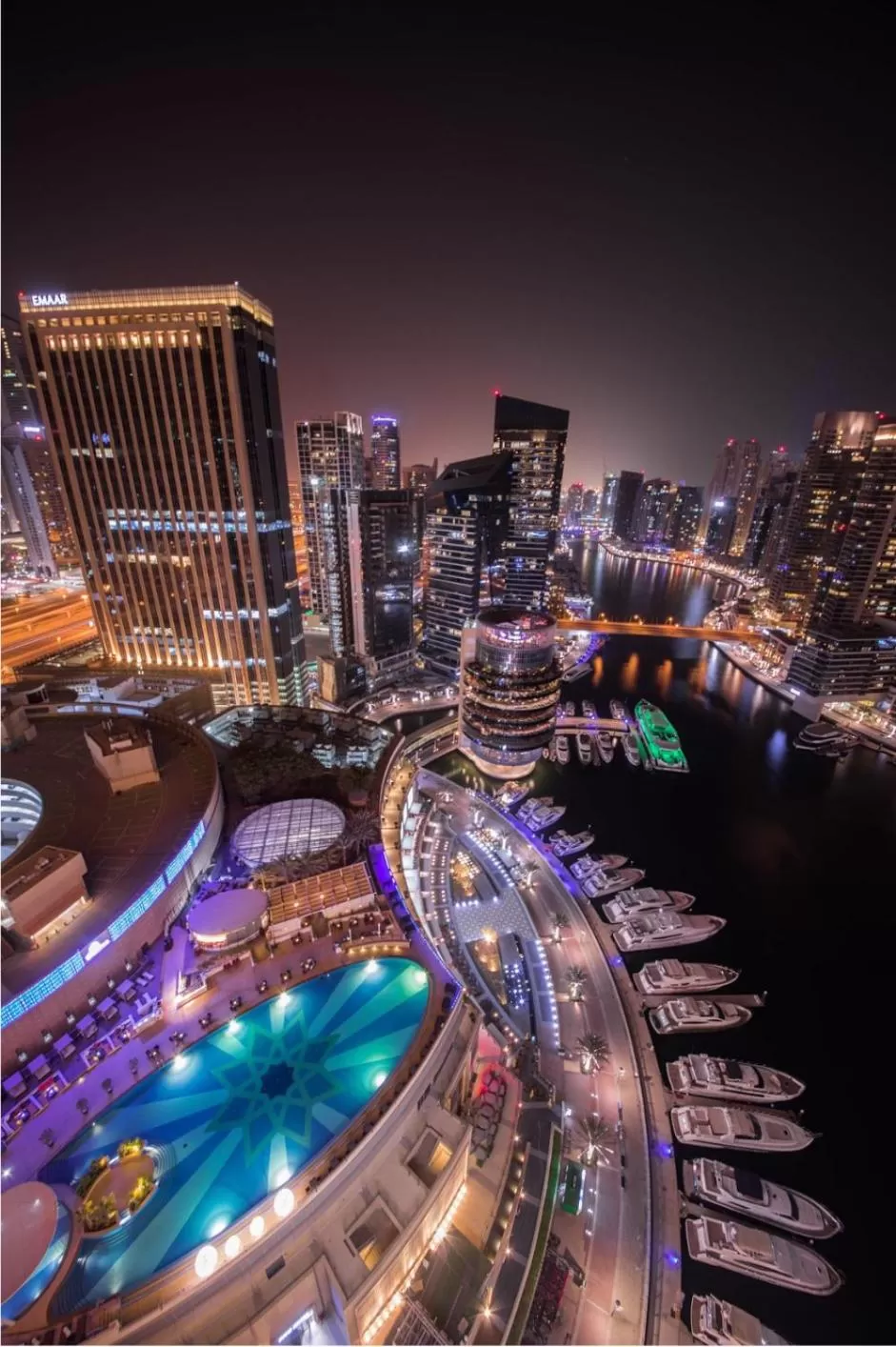 City view in Emaar Residences Dubai Marina by Qstay - formerly Address Dubai Marina