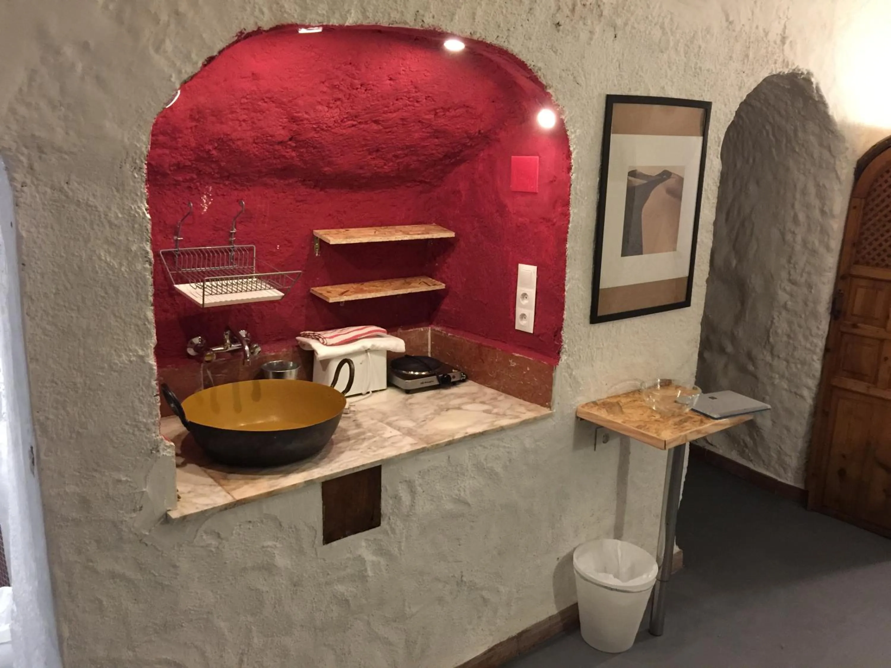 Kitchen or kitchenette in Casas Cueva y Cortijo La Tala en Guadix