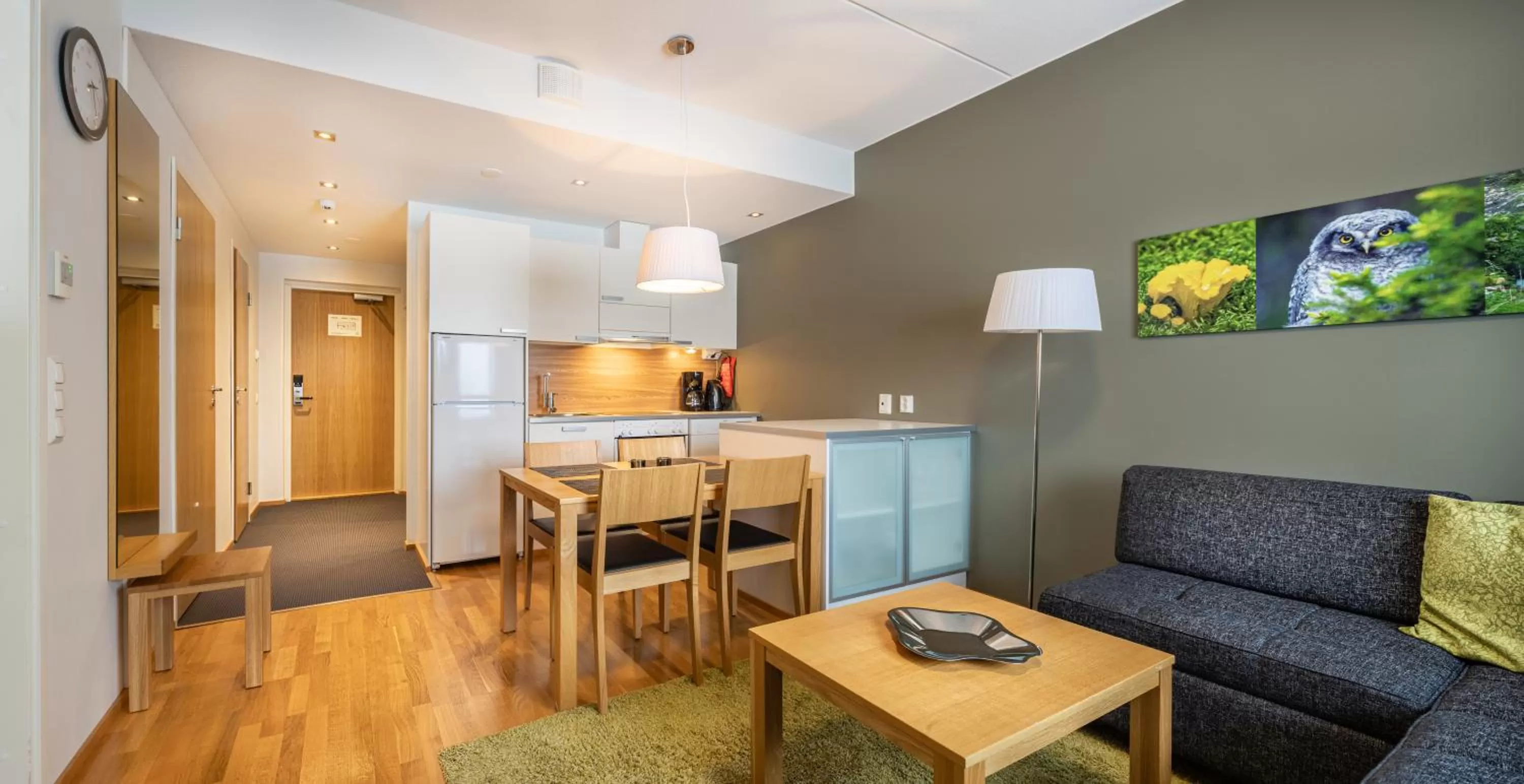 Kitchen or kitchenette in Ukkohalla Chalets