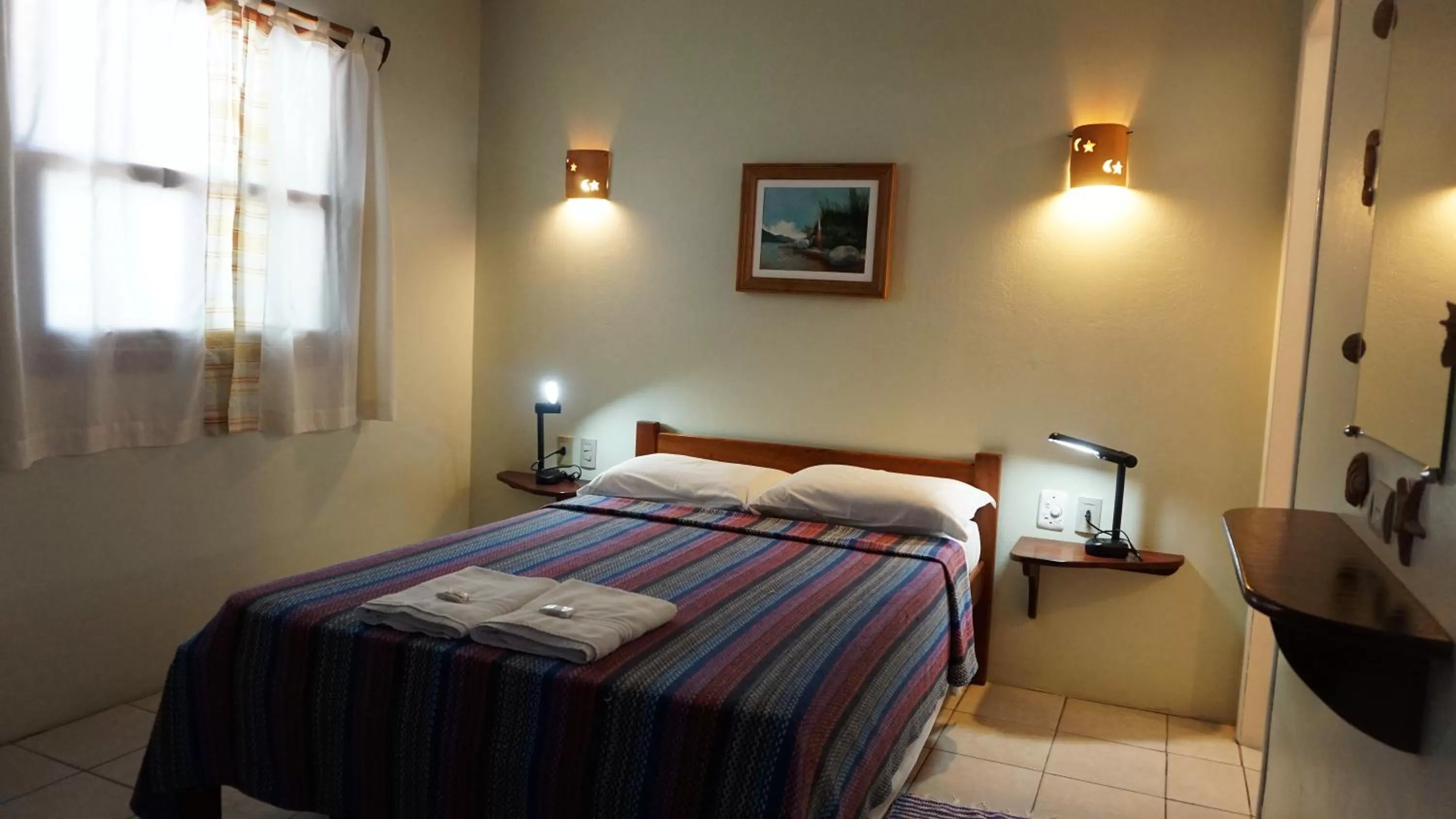 Bed in Pousada Barratur