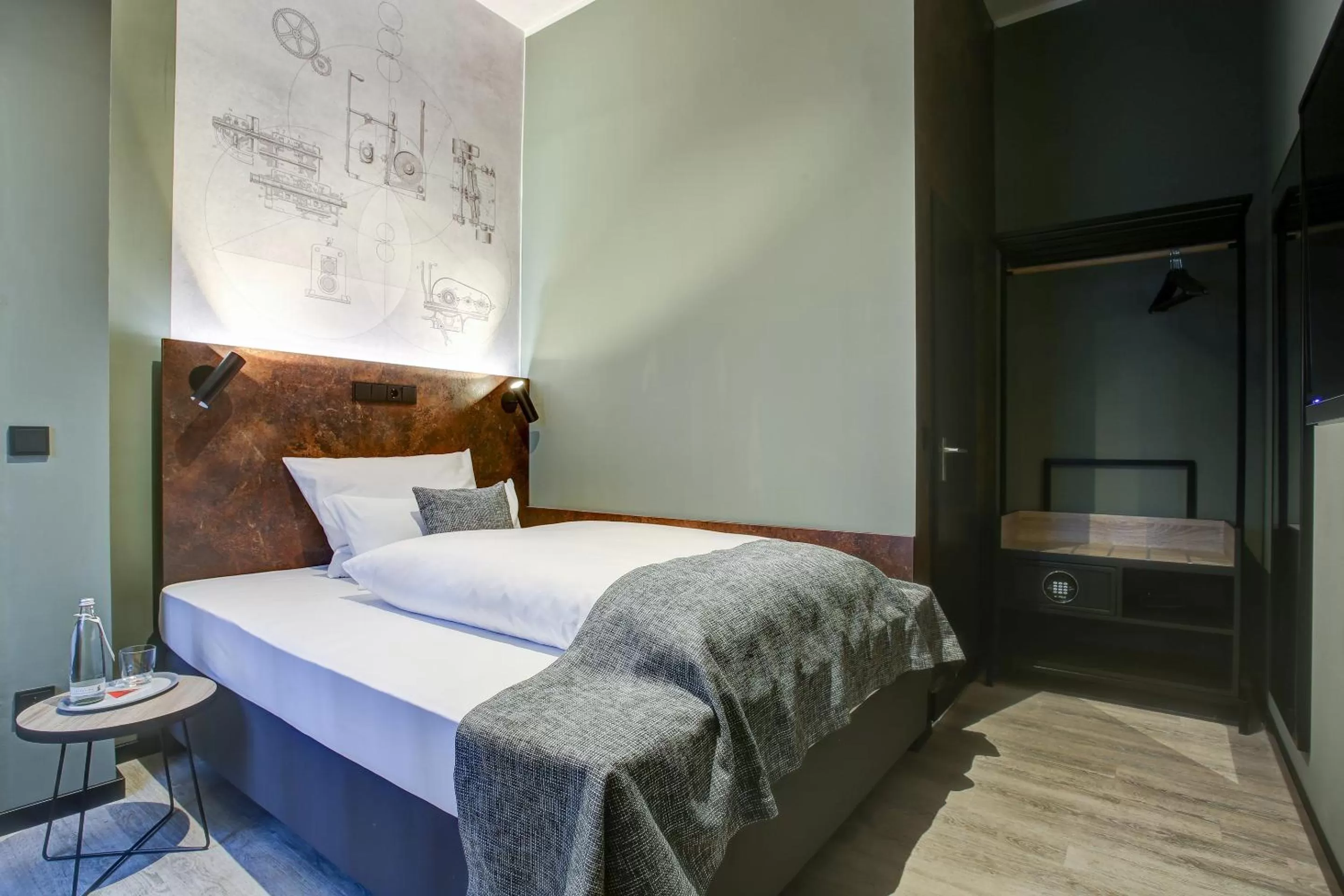 Decorative detail, Bed in Boutique Essen City