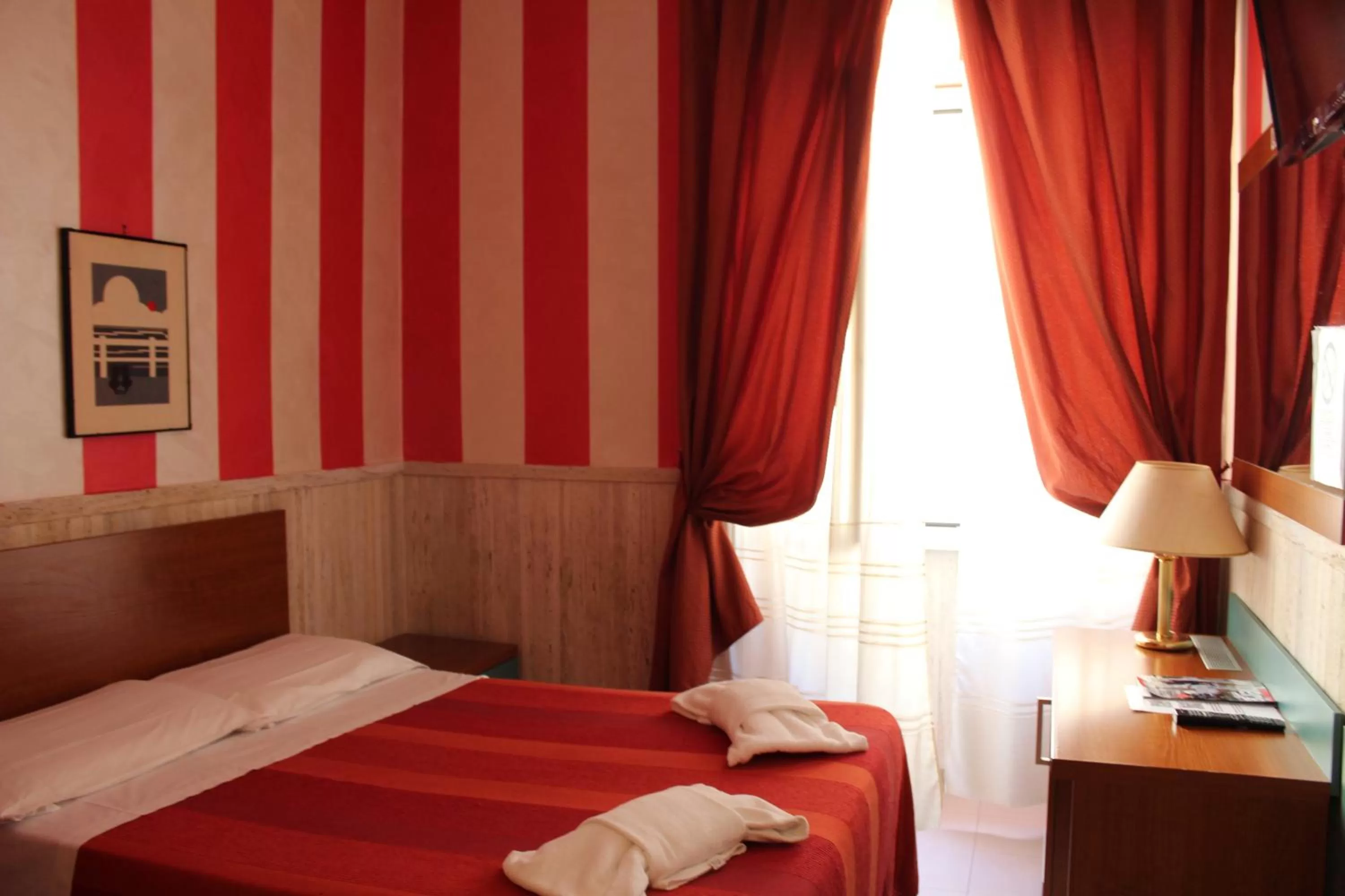 Bed in Hotel Pyramid