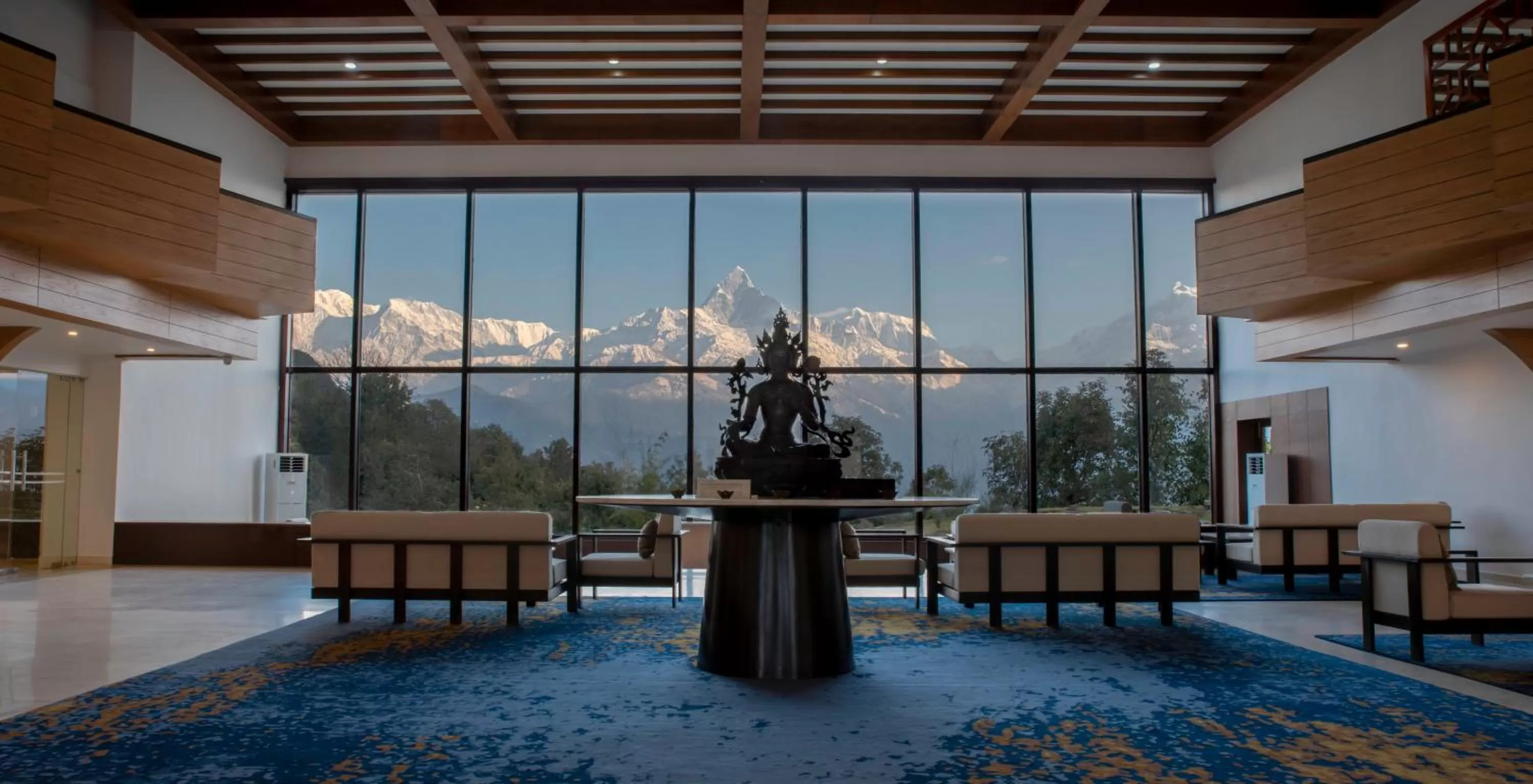 Lobby or reception in Hotel Annapurna View Sarangkot