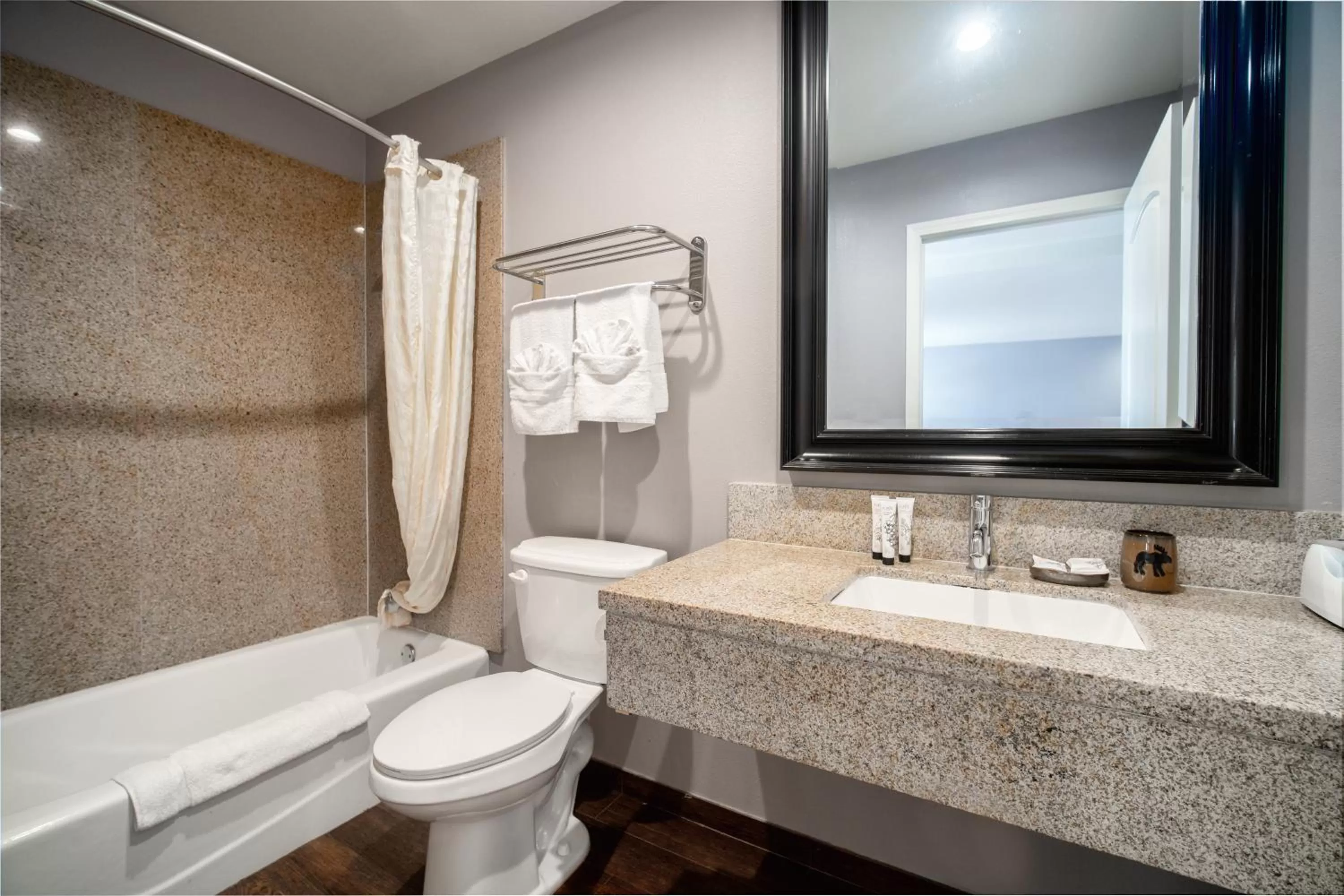 Toilet in LYFE INN & SUITES by AGA - LAX Airport