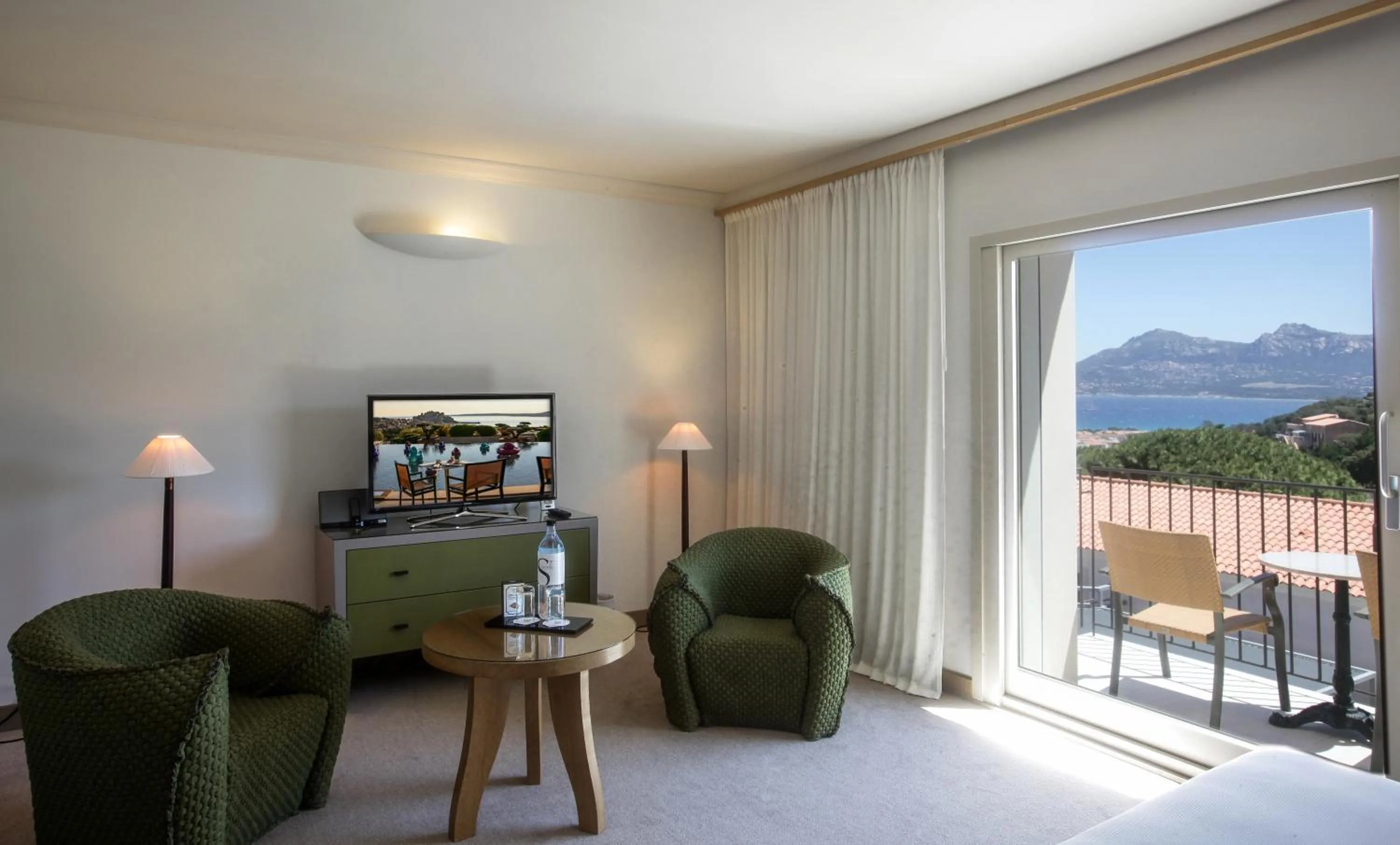 Seating area in La Villa Calvi