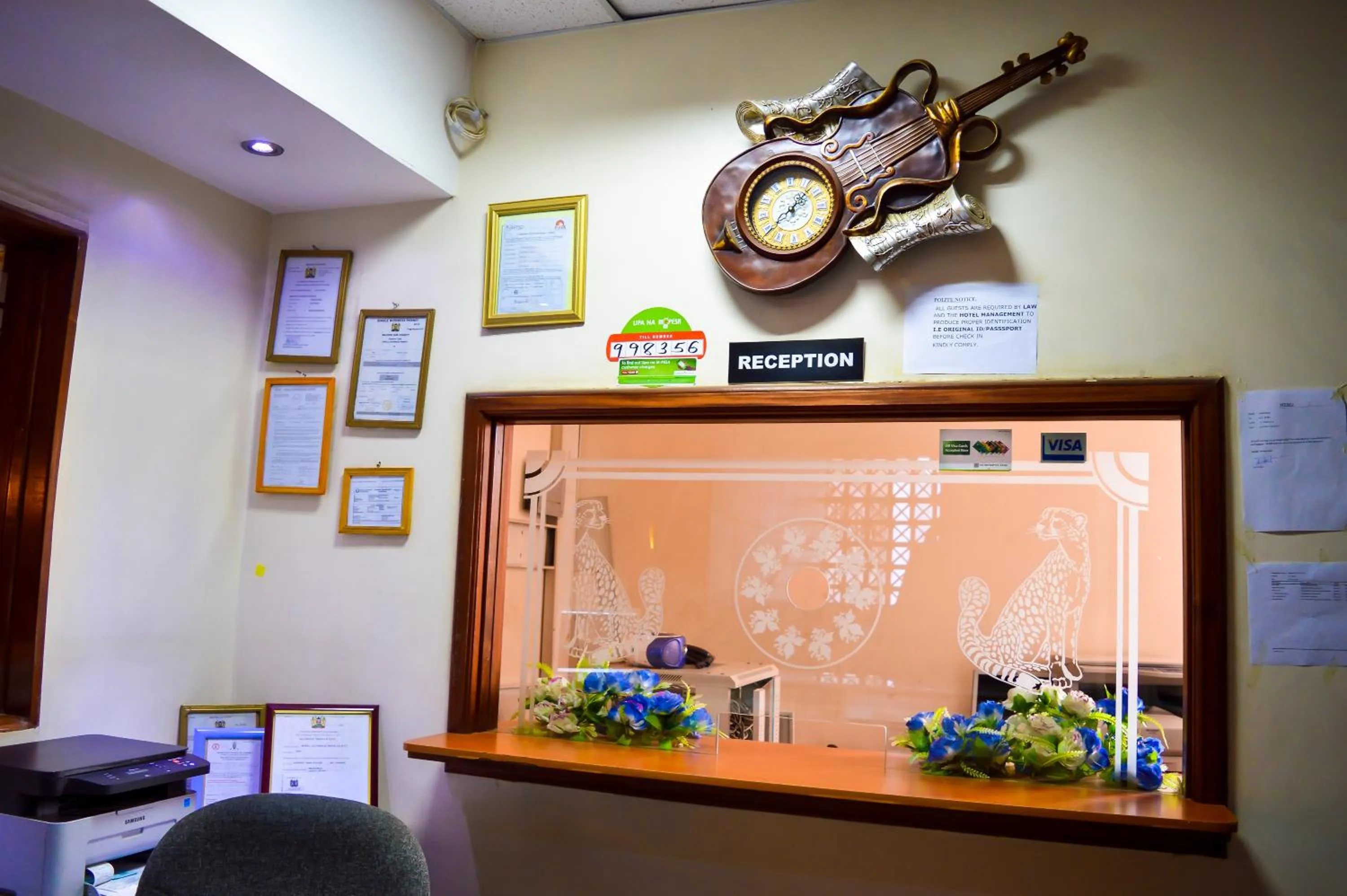 Lobby or reception in Anthena Hotel