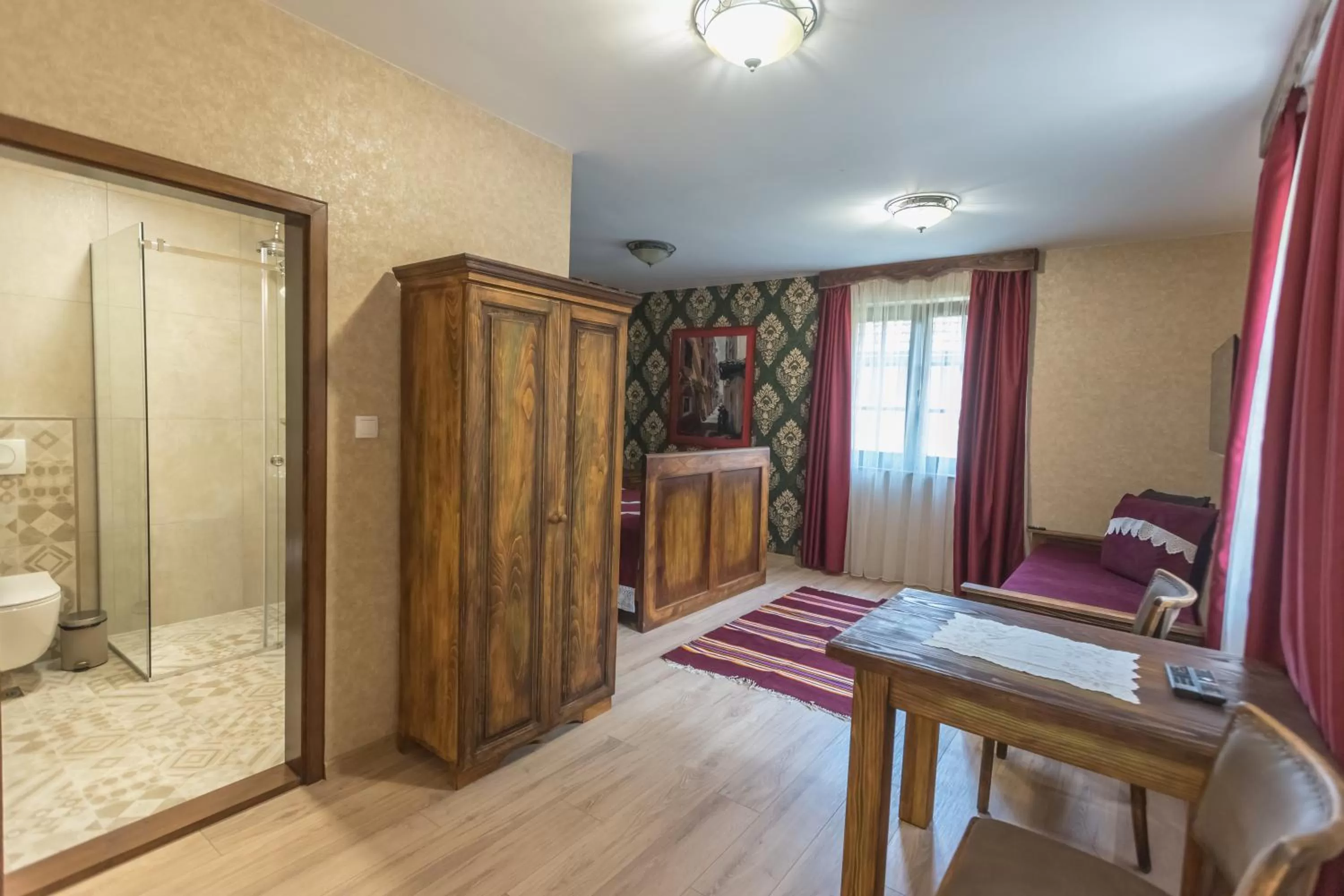 Living room, Dining Area in B&B Etno Village Sunčana Reka