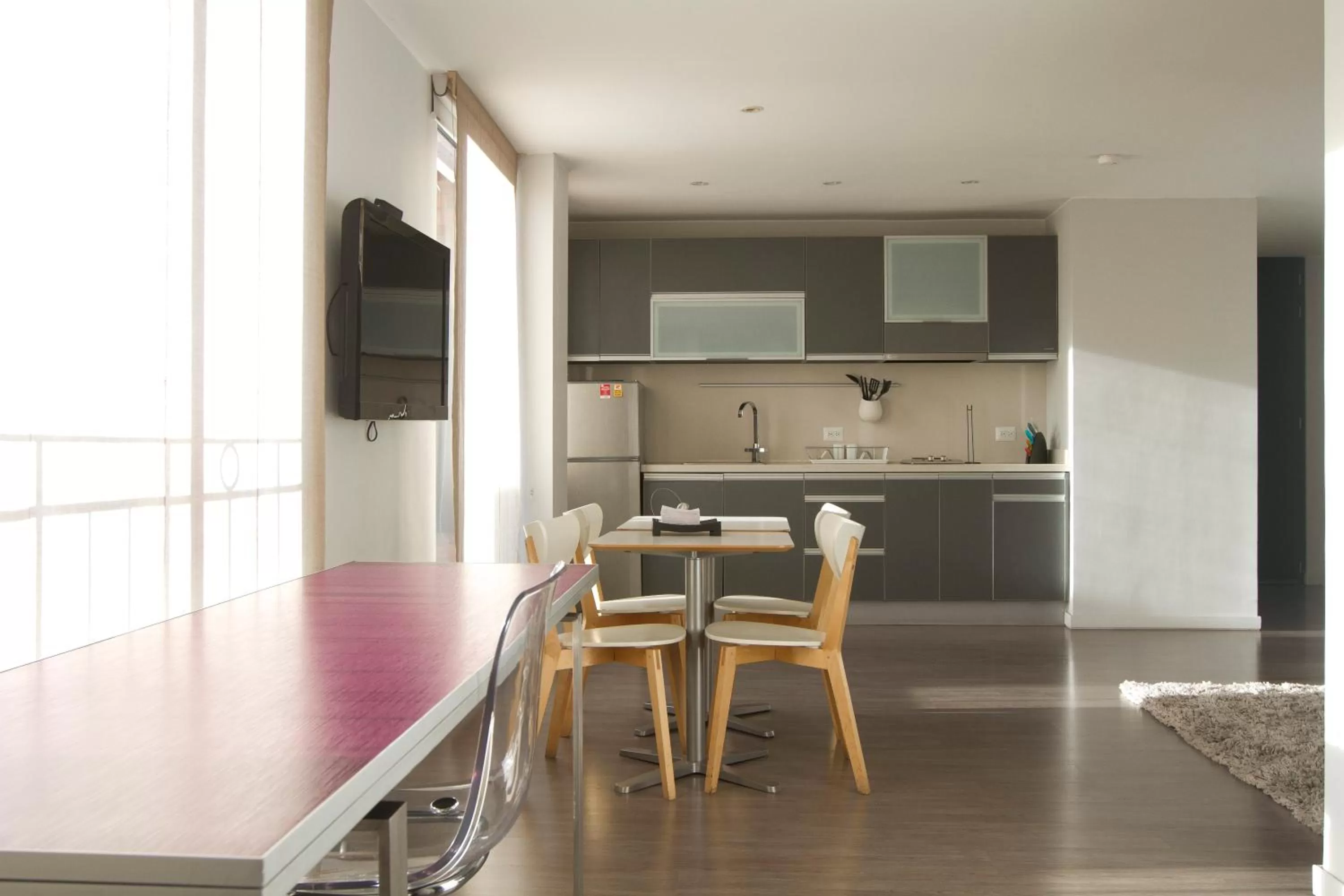 Kitchen or kitchenette in Central Apartamentos Bogotá