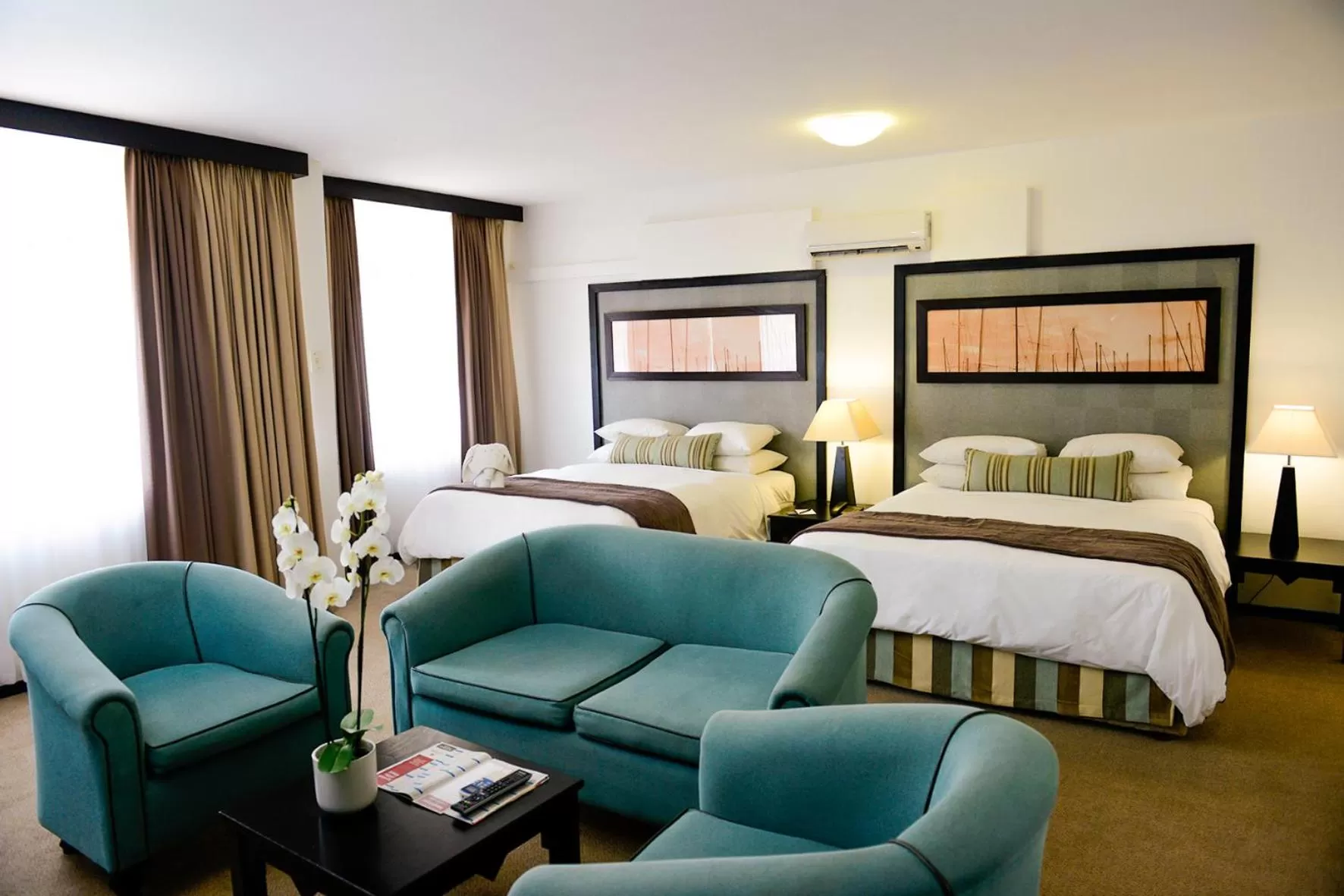 Photo of the whole room, Bed in Indaba Lodge Hotel Richards Bay