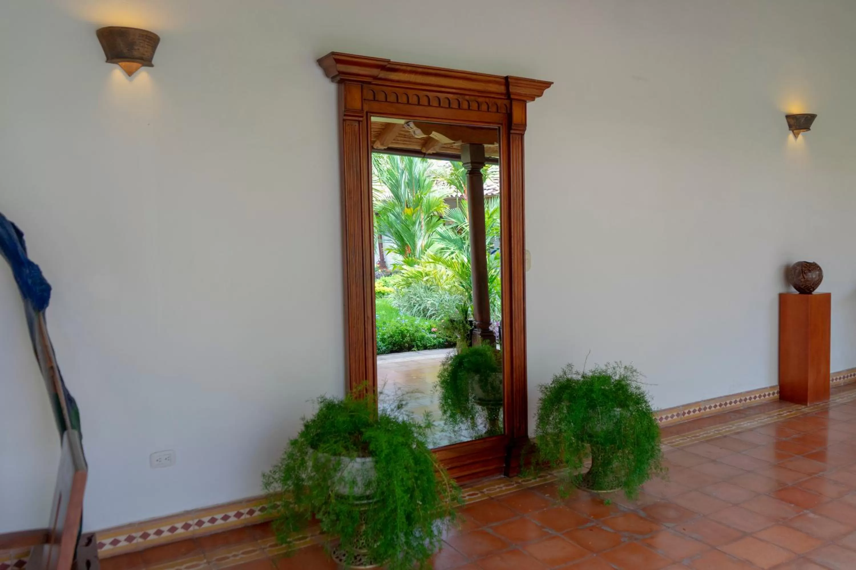 Garden view in Hotel Boutique Adela