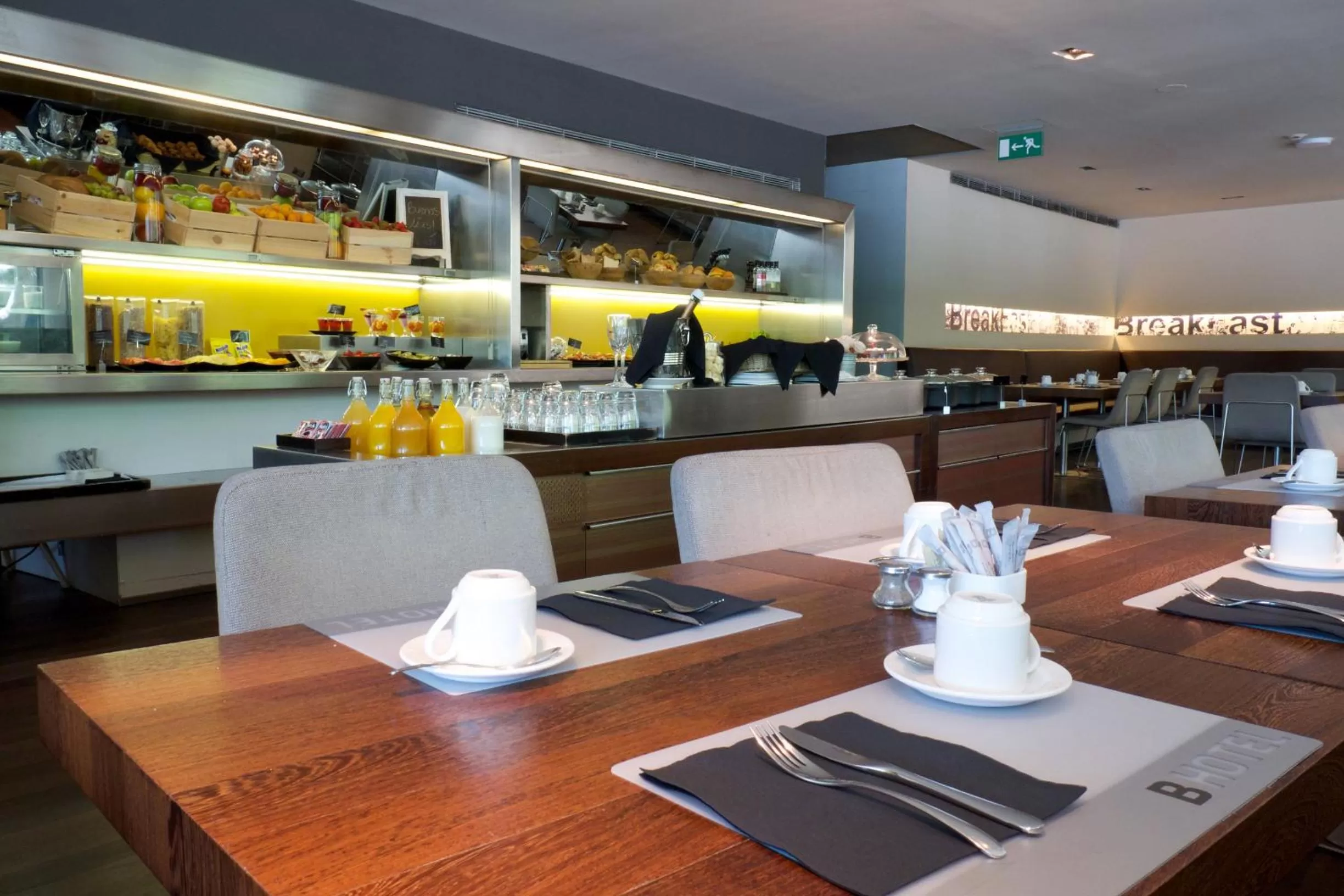 Buffet breakfast in B Hotel