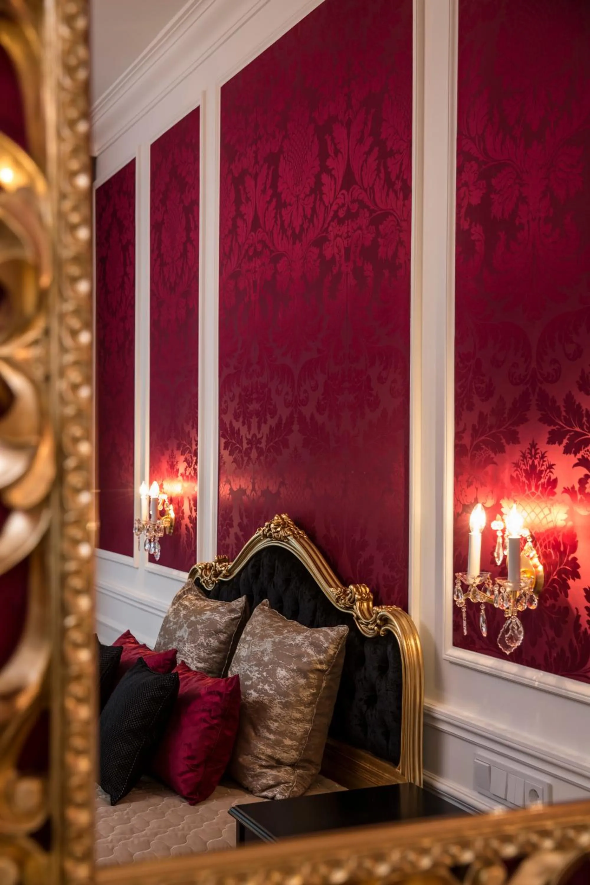 Bed in Schloß Schönbrunn Grand Suite