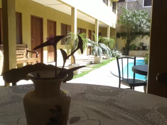 Pool view in Hospedaria Lua Raio de Sol