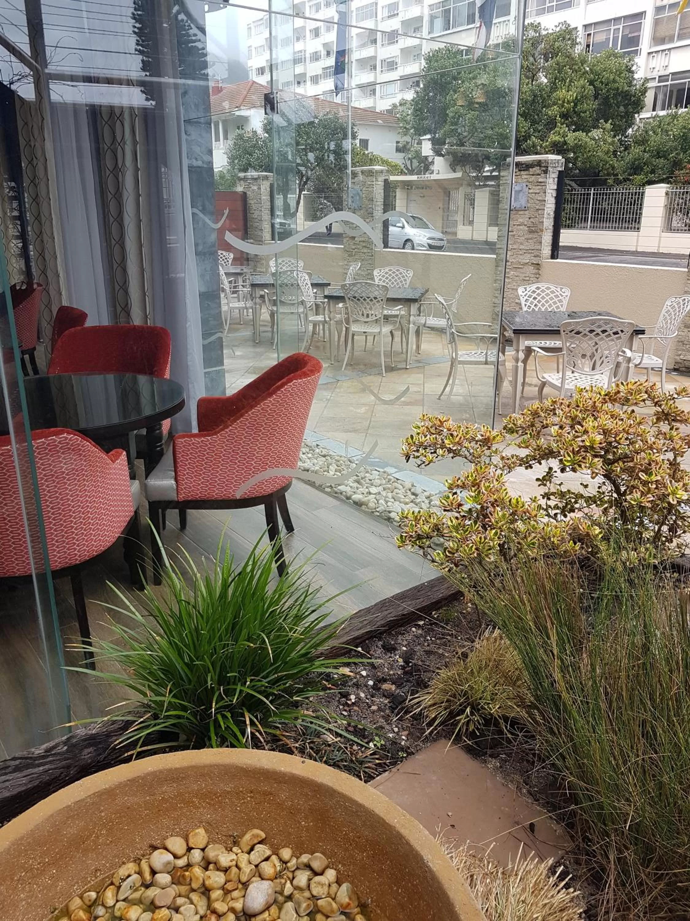 Patio in Premier Hotel Cape Town