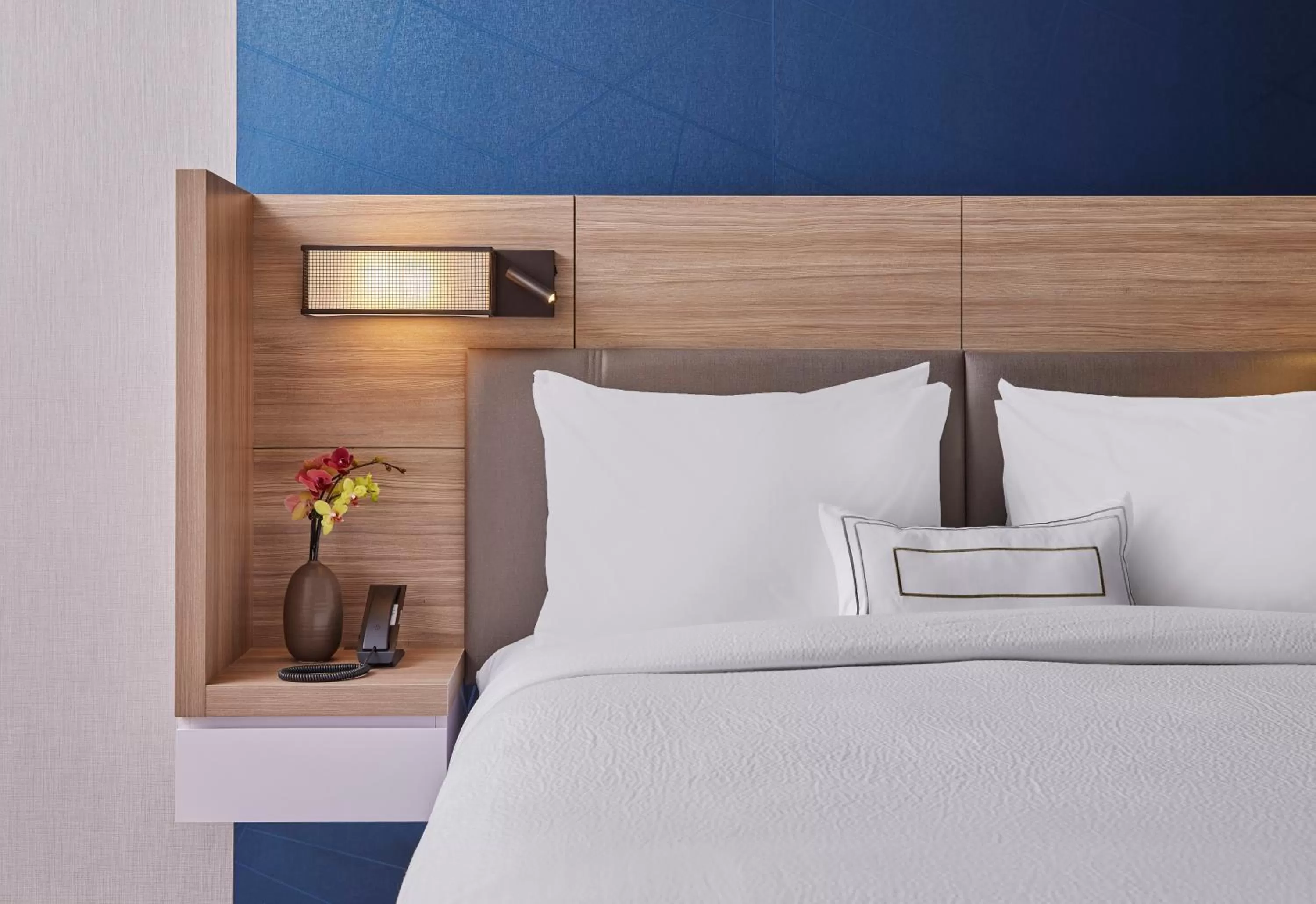 Bed in SpringHill Suites by Marriott Chicago Chinatown