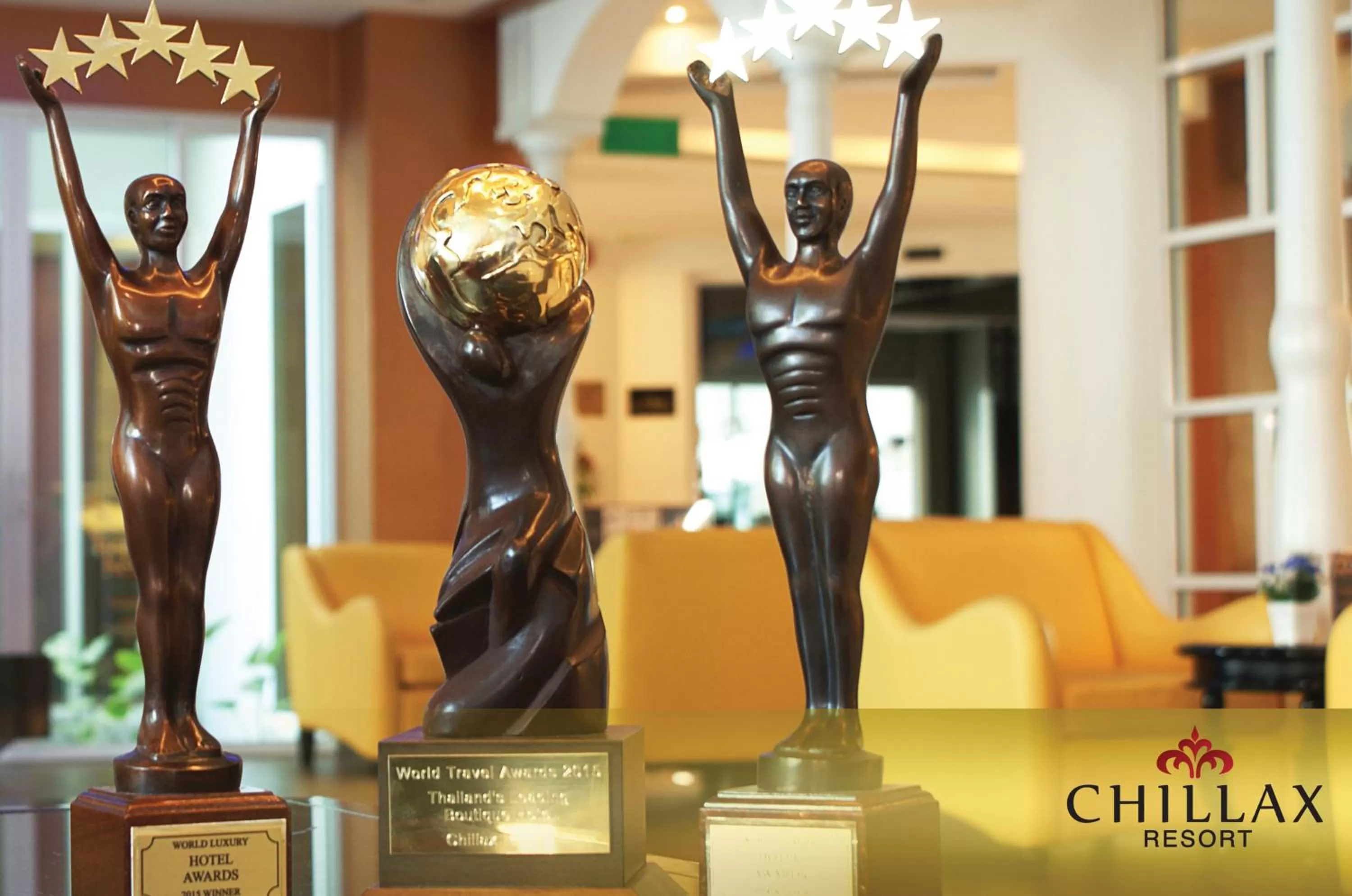 Text overlay in Chillax Resort