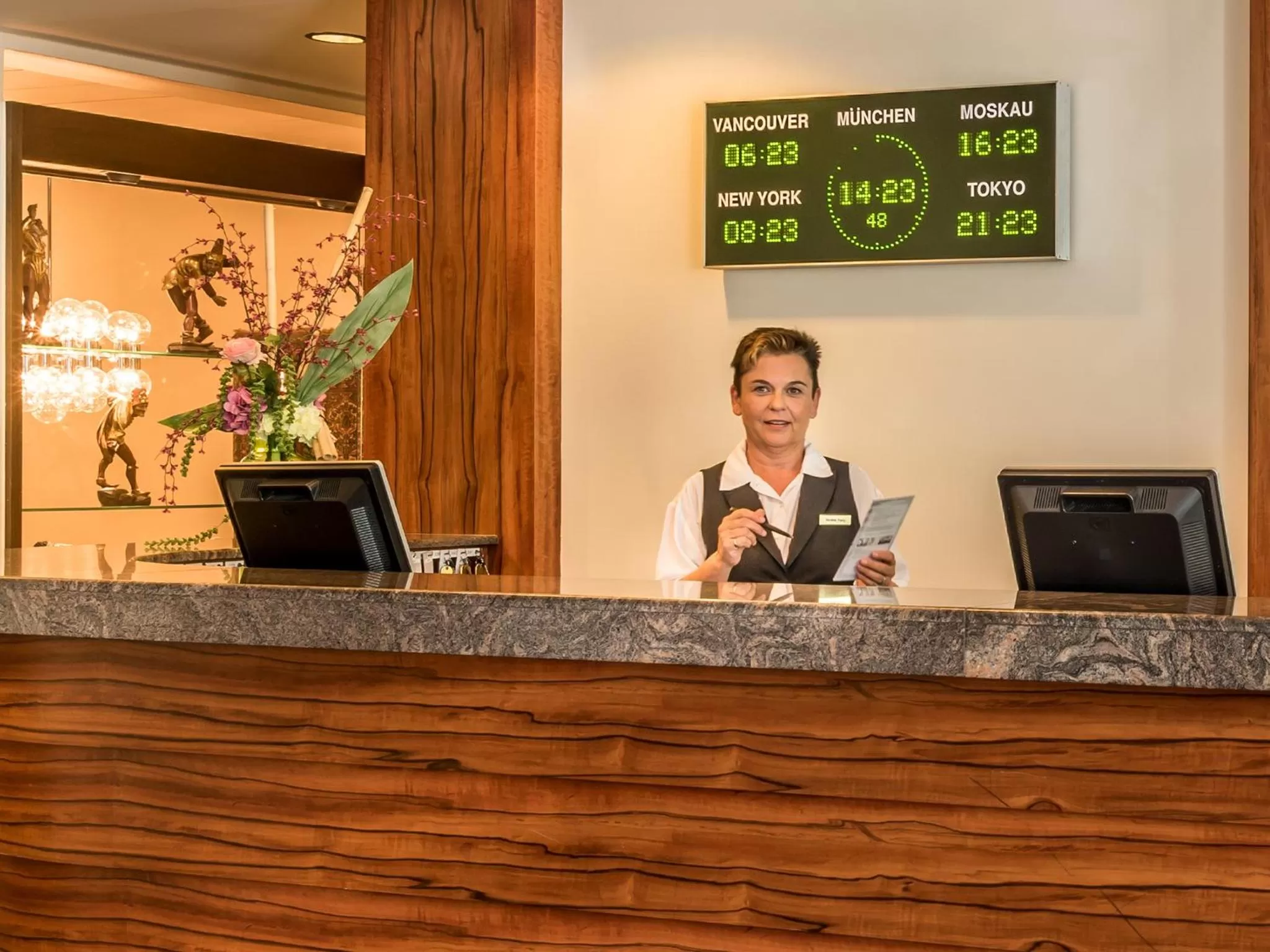 Lobby or reception in Hotel Am Moosfeld