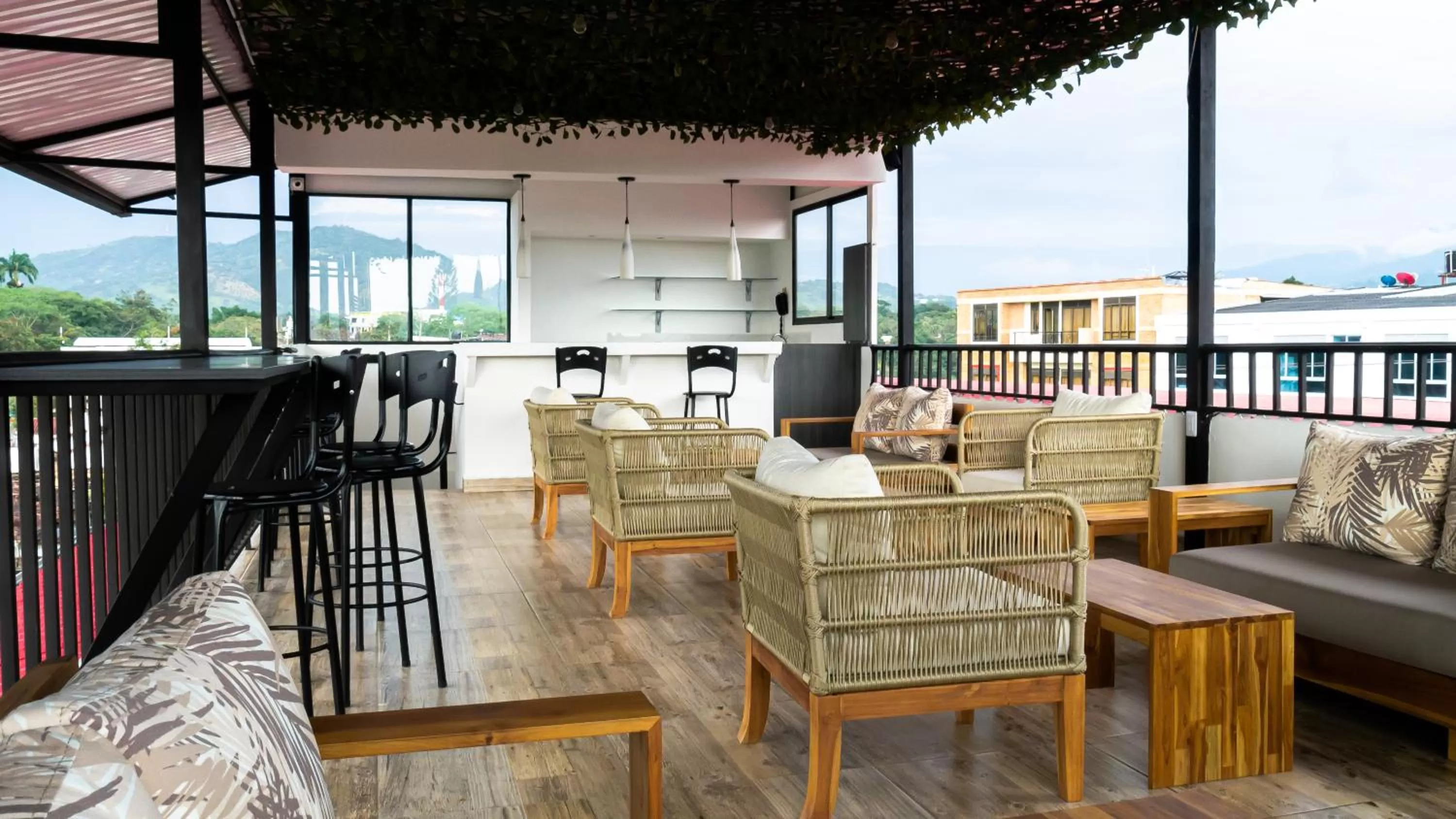 Balcony/Terrace in Hotel Le Falep