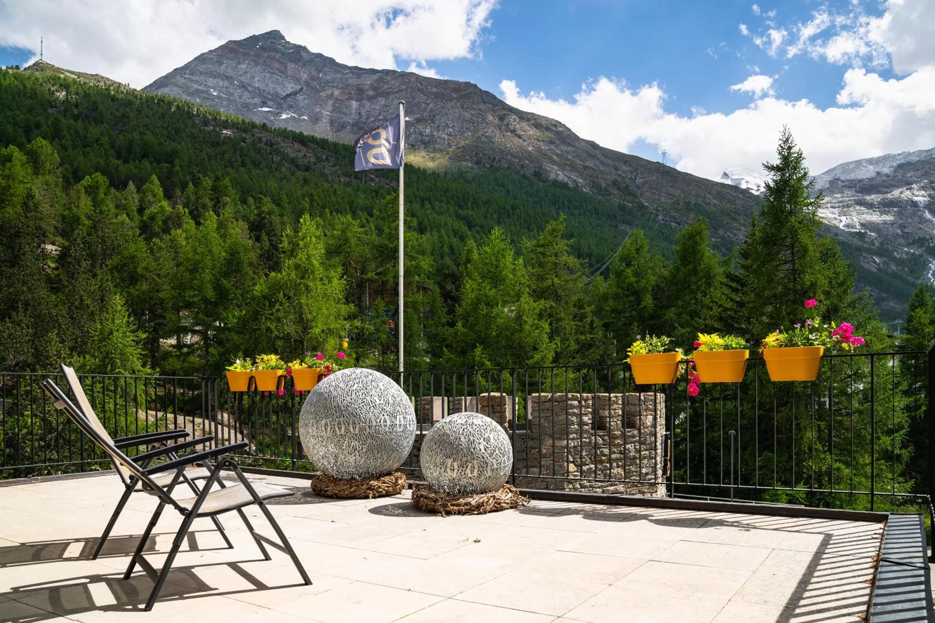 Balcony/Terrace in Boutique Hotel La Gorge