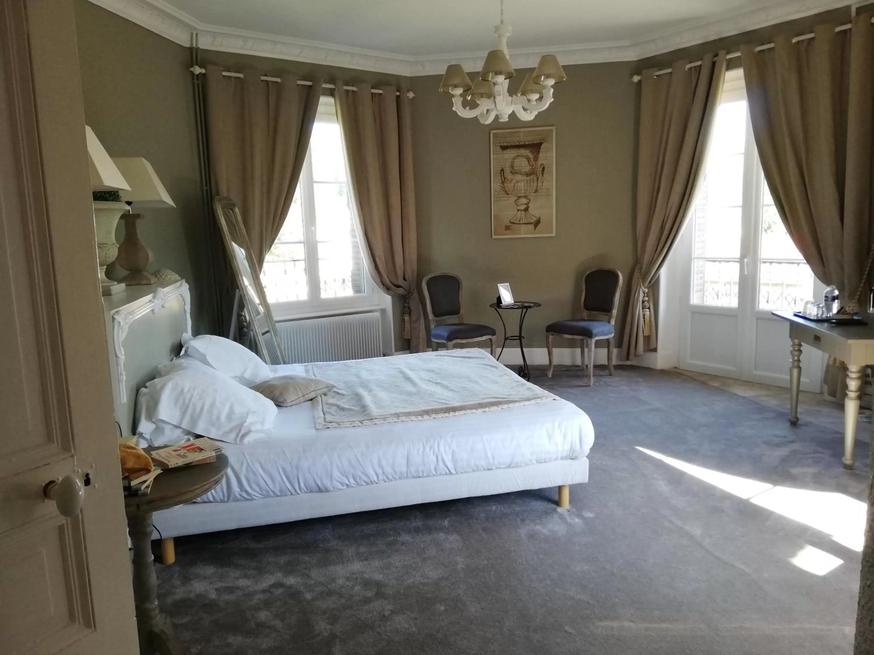 Bed in Château Les 4 Saisons