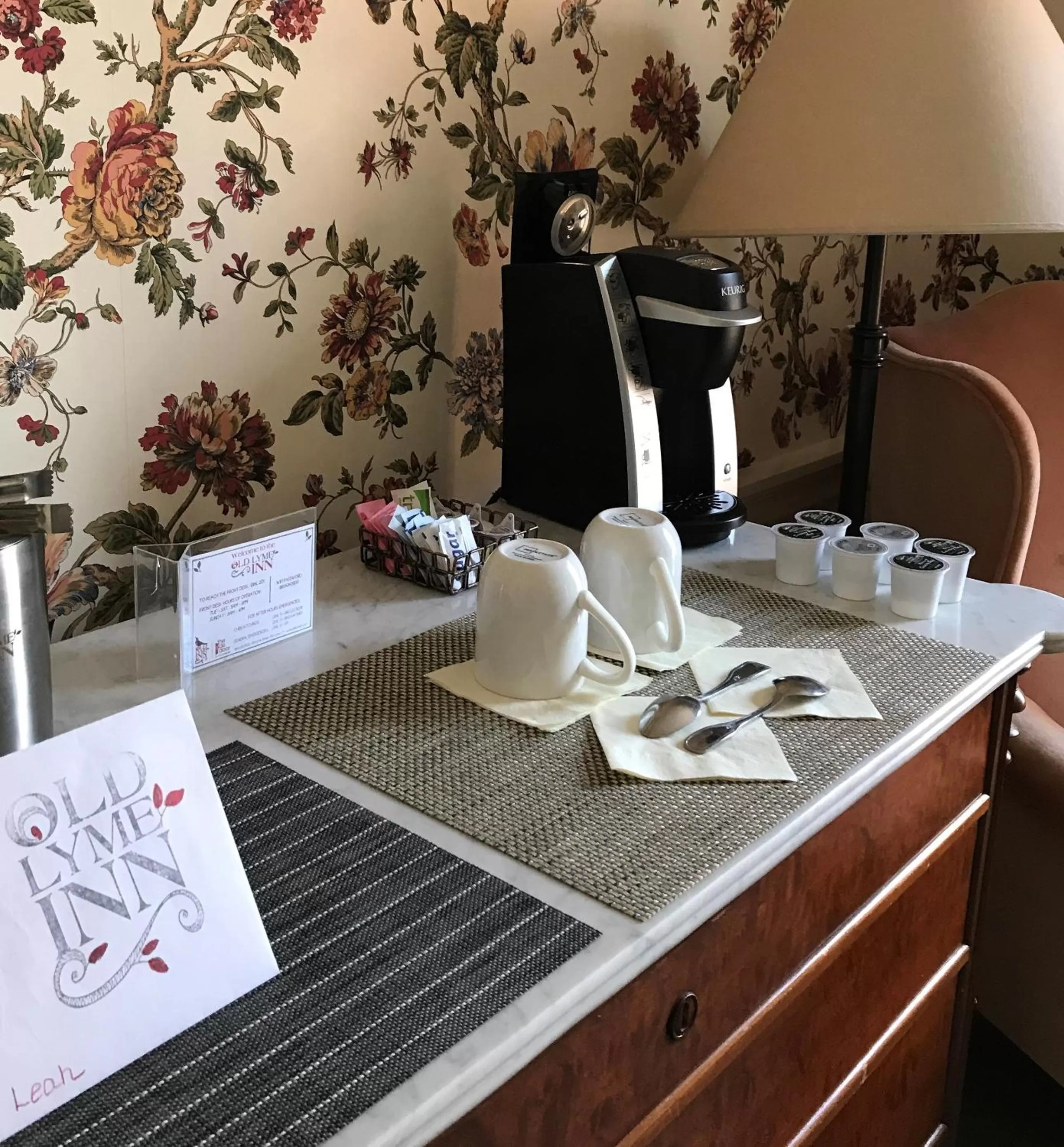 Coffee/tea facilities in The Old Lyme Inn