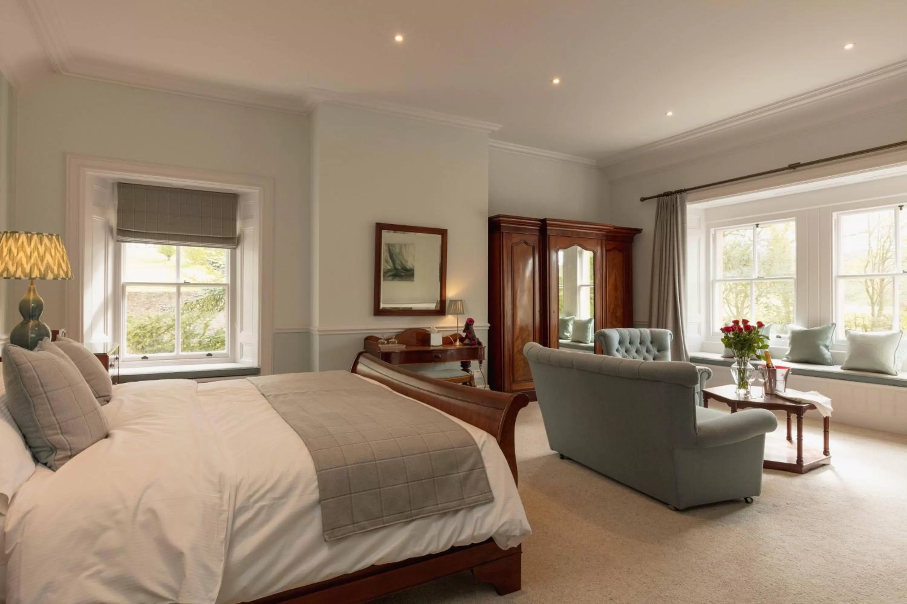 Bedroom, Bed in Farlam Hall Hotel & Restaurant