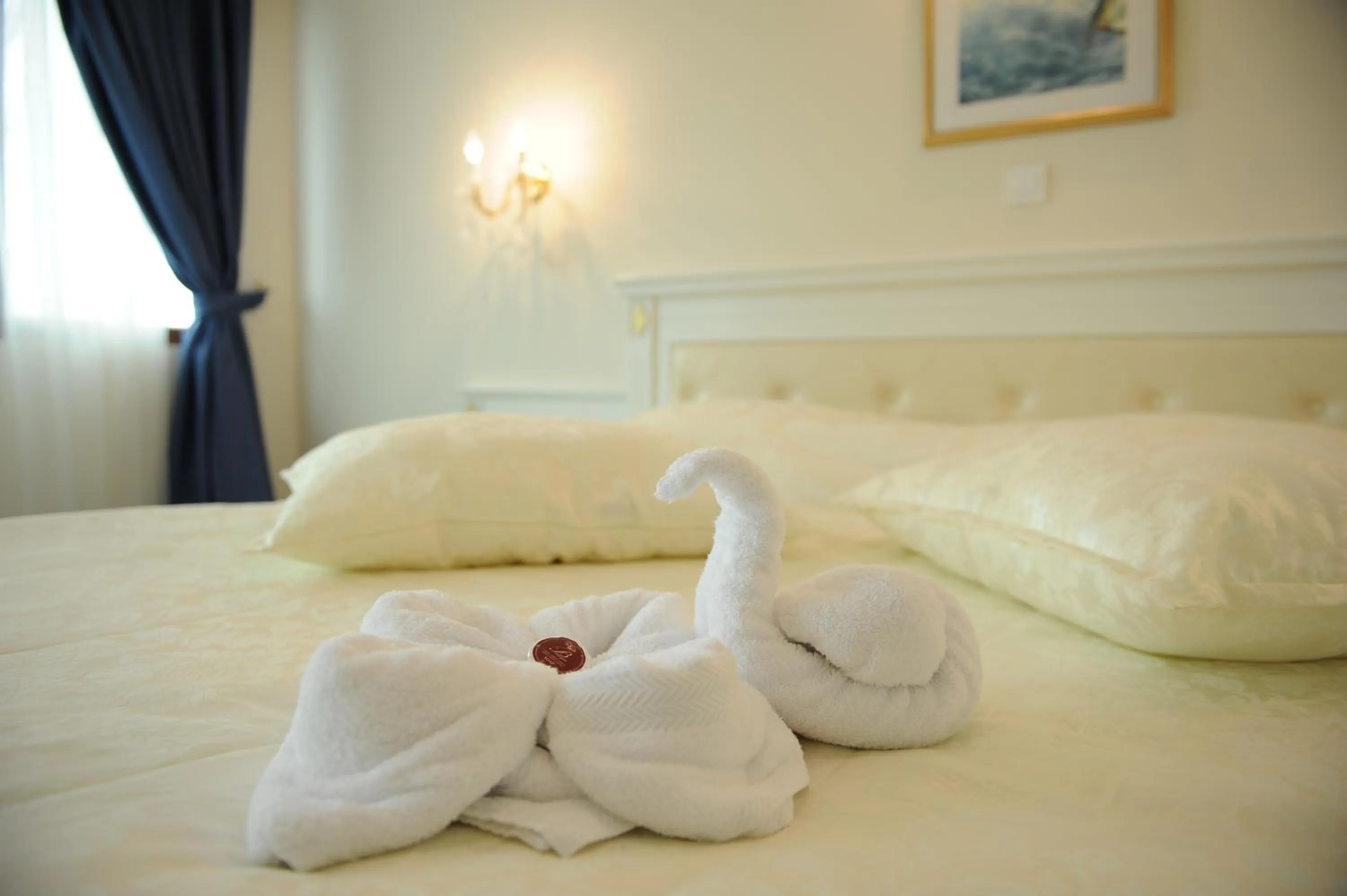 Decorative detail, Bed in Millenium Palace