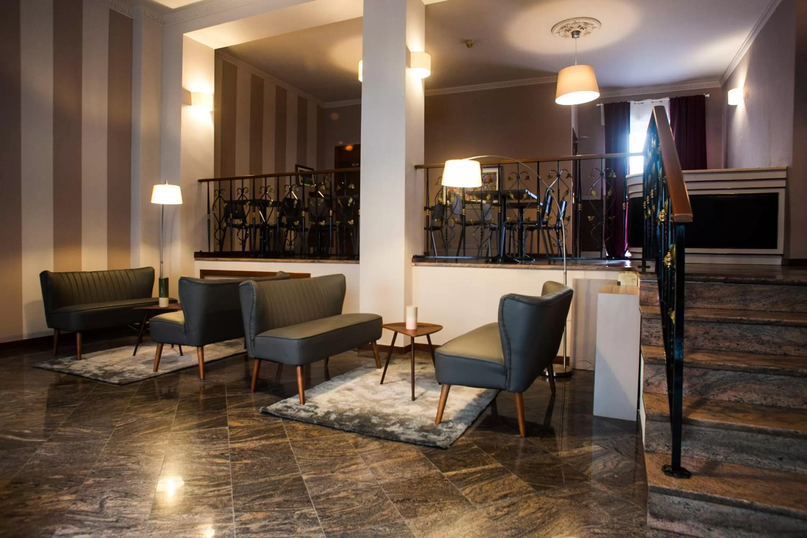 Lobby or reception in Hotel di Porta Romana