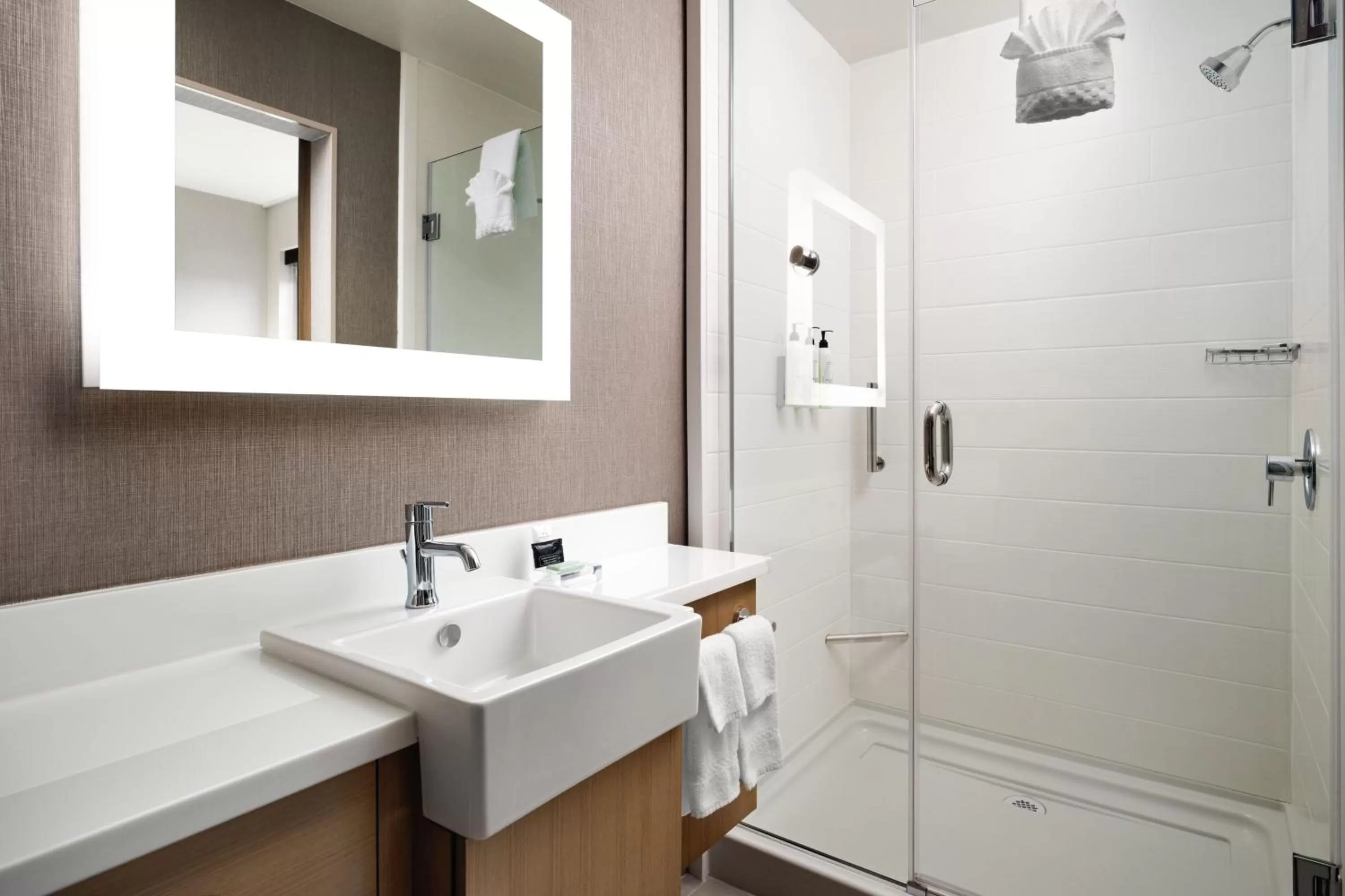 Bathroom in SpringHill Suites by Marriott Milpitas Silicon Valley