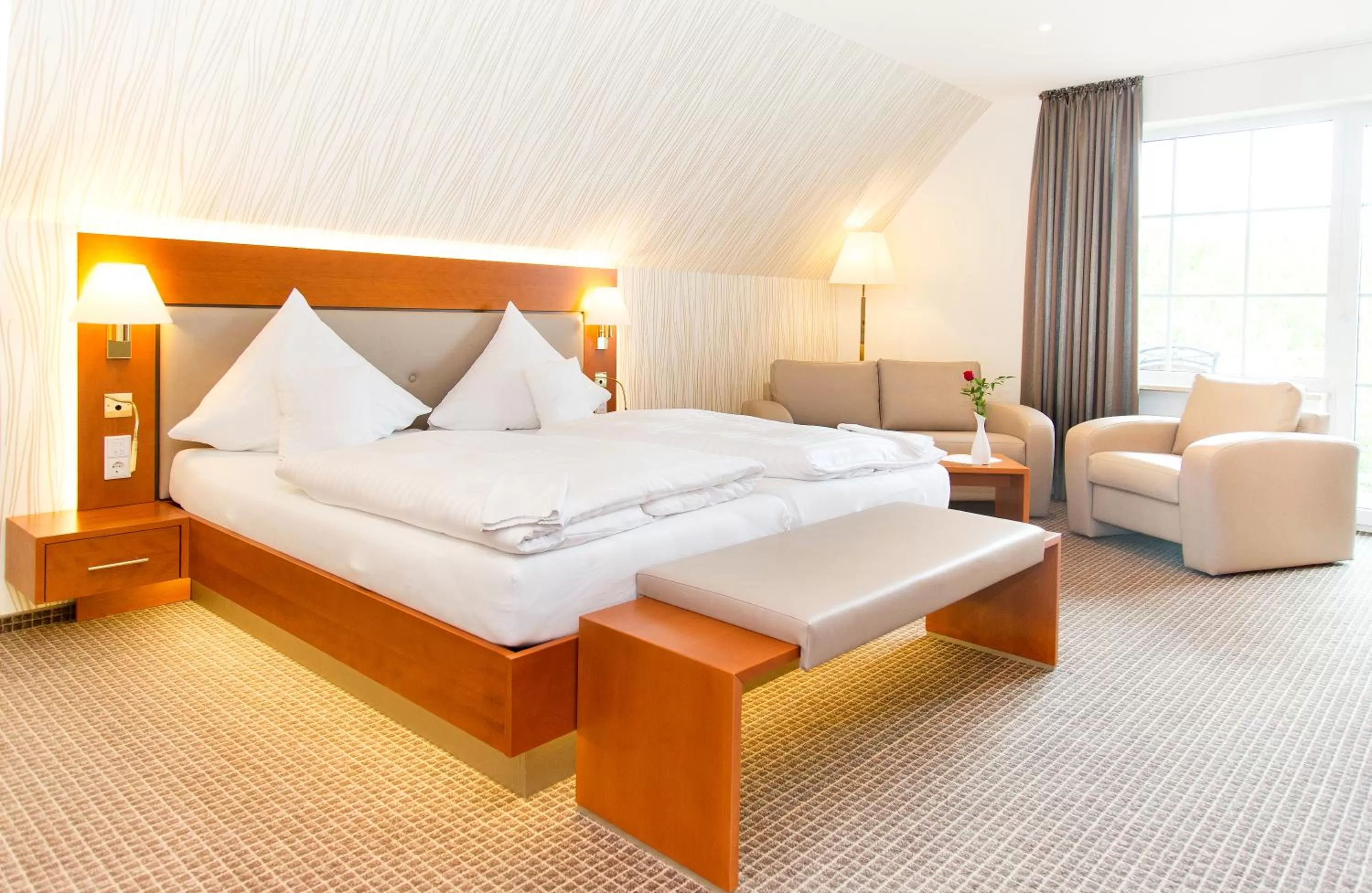 Day, Bed in Ringhotel Teutoburger Wald