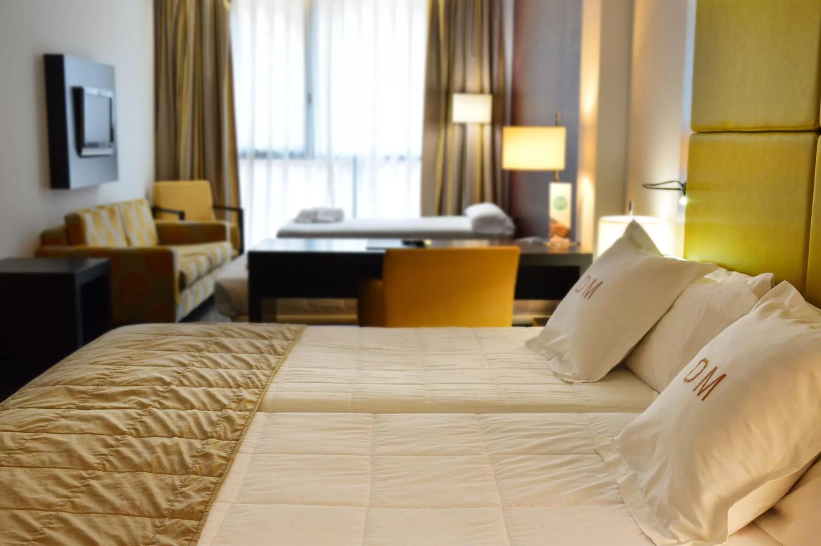 Bed in Gran Hotel Don Manuel