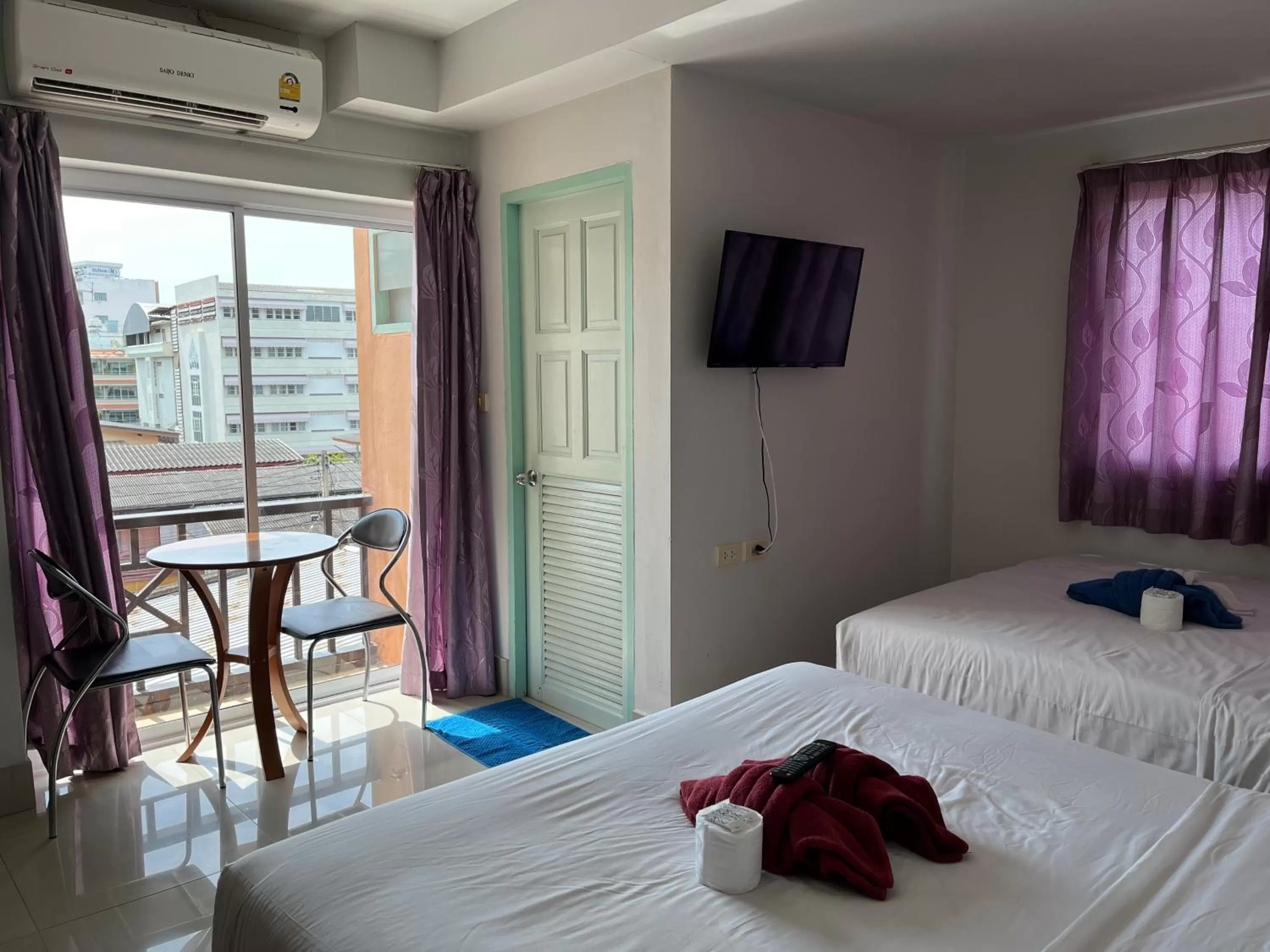 Bed in Baanpak Sam Anong