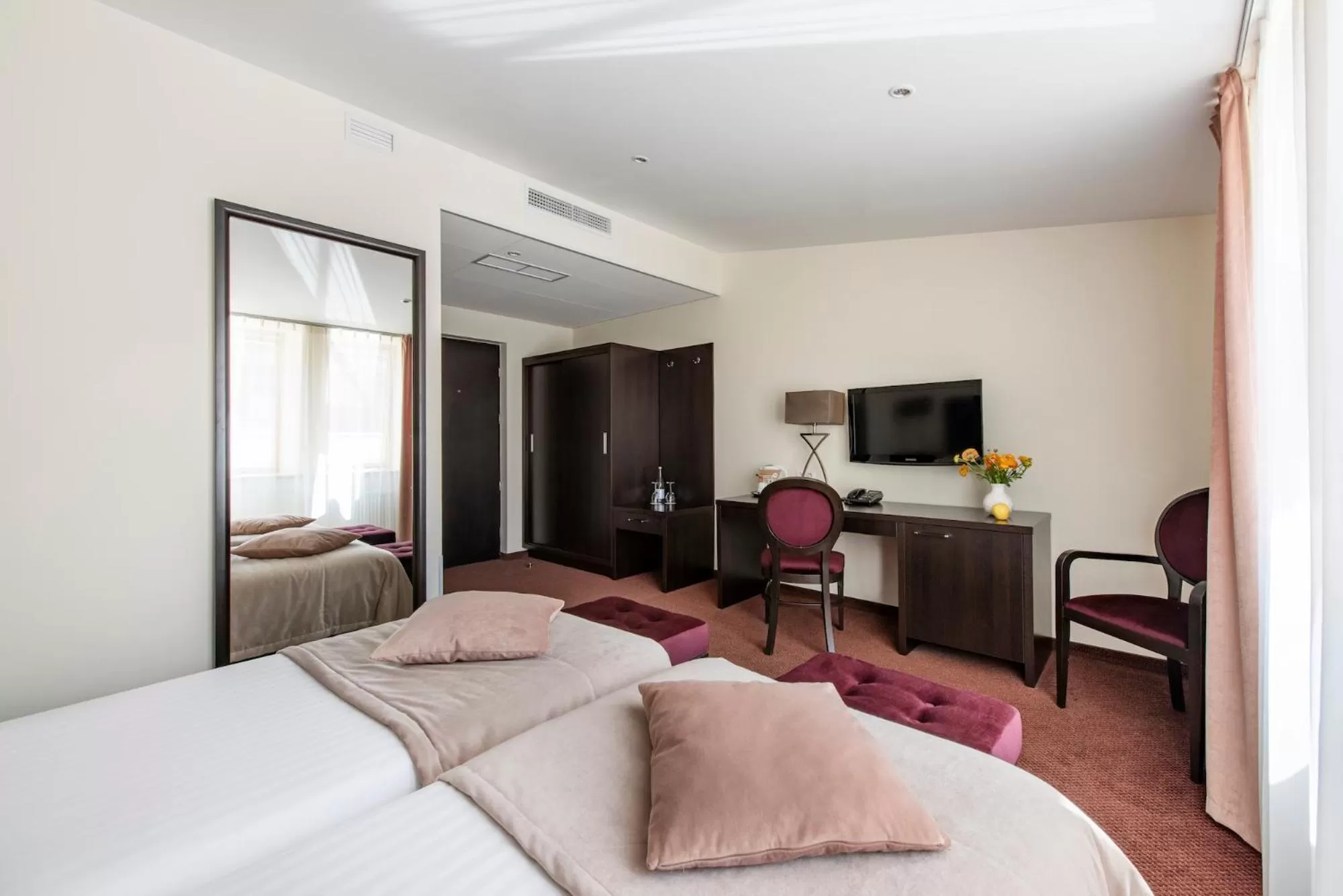 Bed in Amberton Cathedral Square Hotel Vilnius